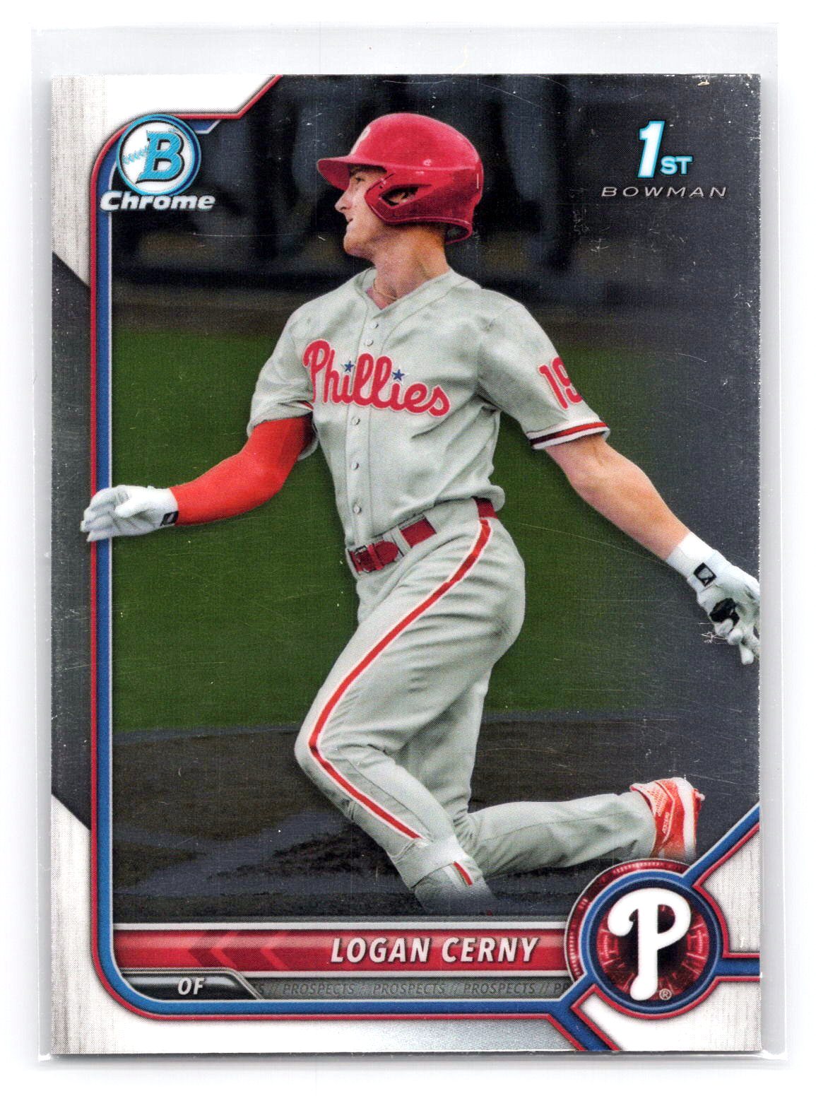 Logan Cerny 2022 1st Bowman Chrome Phillies Logan Cerny 2022 1st Bowman Chrome Phillies