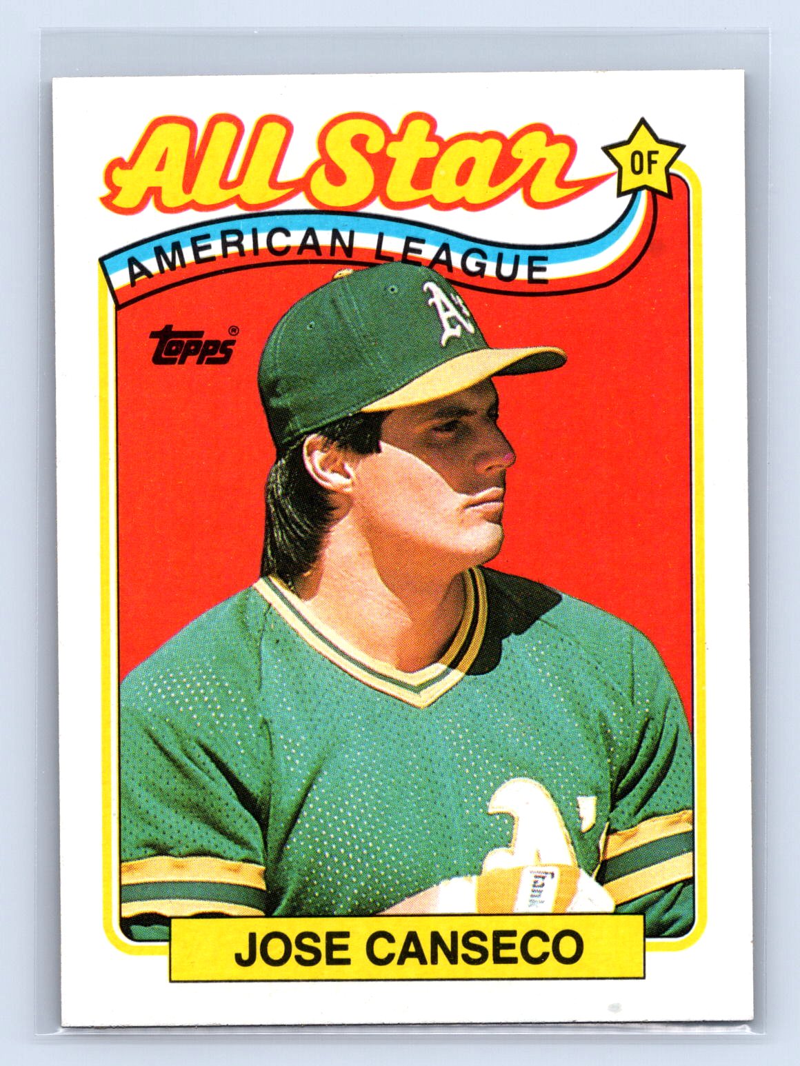 Jose Canseco Topps All-Star Athletics Jose Canseco Topps All-Star Athletics
