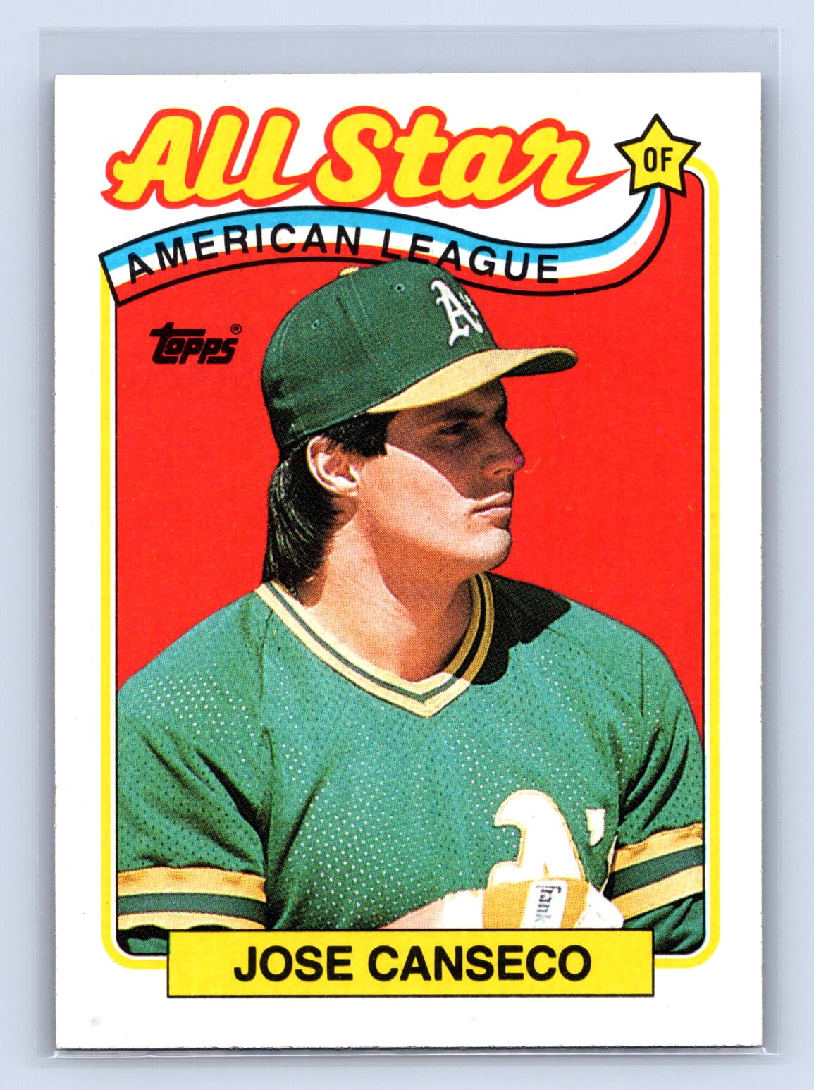 Jose Canseco Topps All-Star Athletics Jose Canseco Topps All-Star Athletics