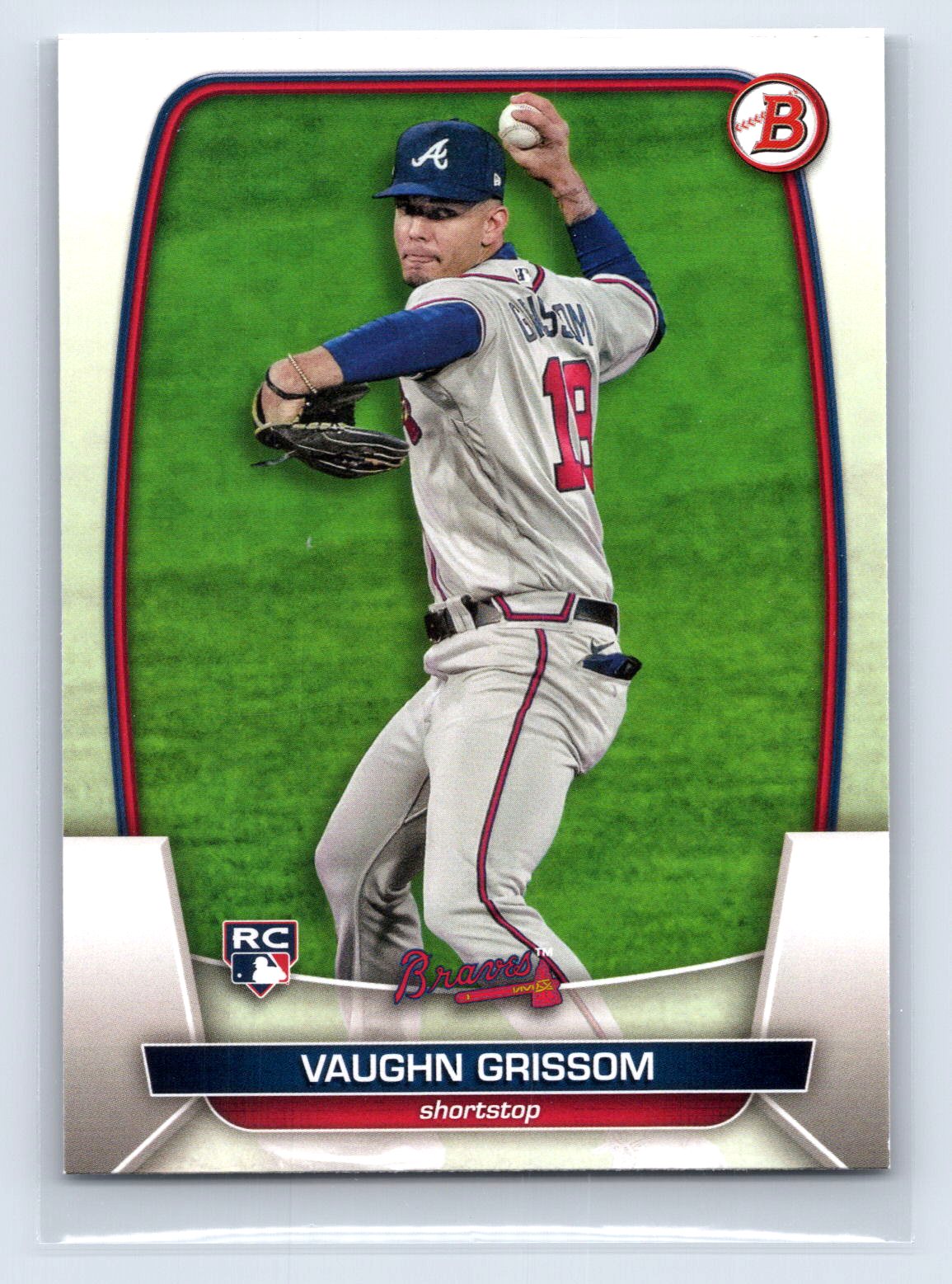 Vaughn Grissom 2023 Bowman Paper RC Braves Vaughn Grissom 2023 Bowman Paper RC Braves