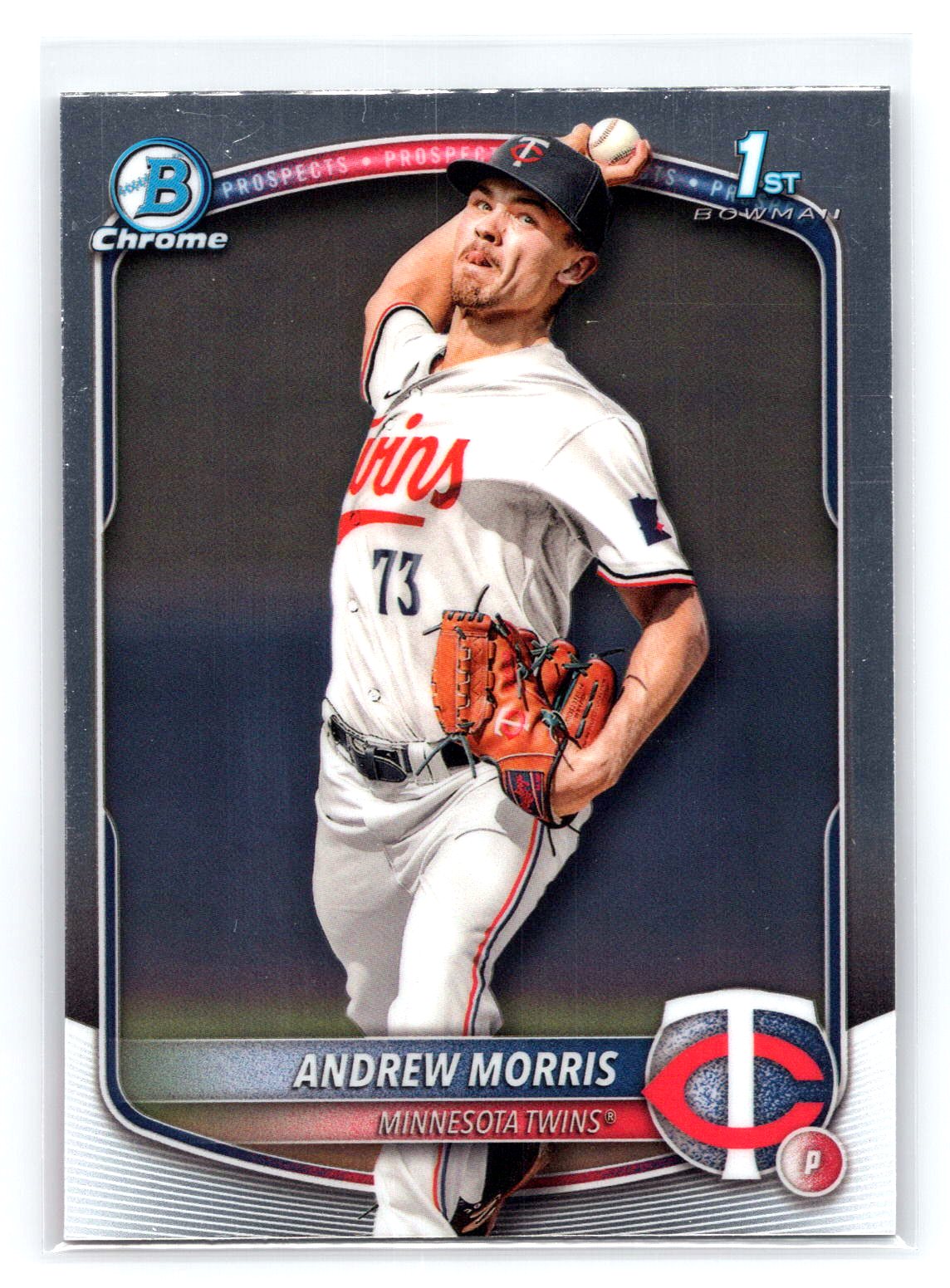 Andrew Morris 2025 1st Bowman Prospect Twins Andrew Morris 2025 1st Bowman Prospect Twins