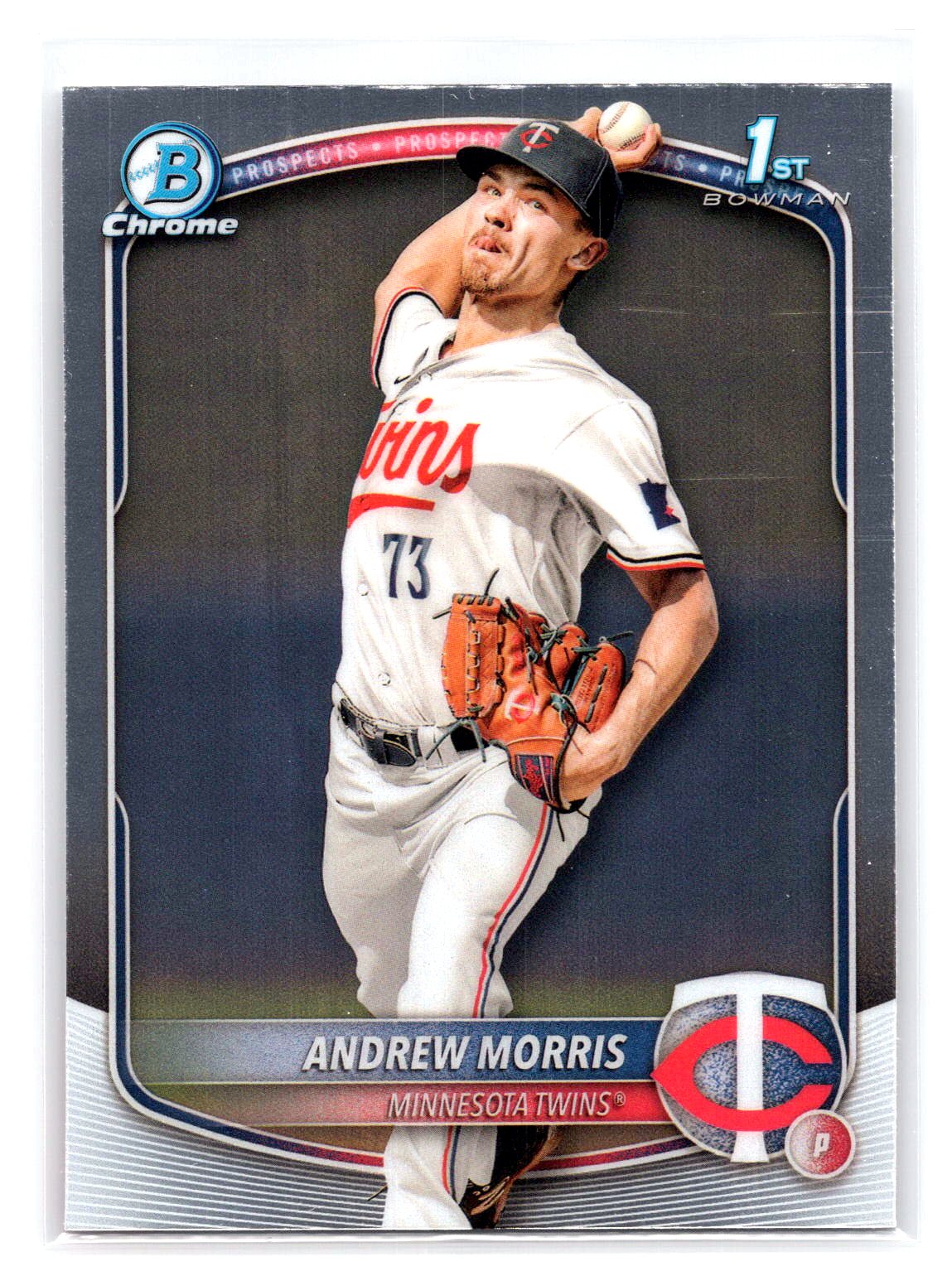 Andrew Morris 2025 1st Bowman Prospect Twins Andrew Morris 2025 1st Bowman Prospect Twins