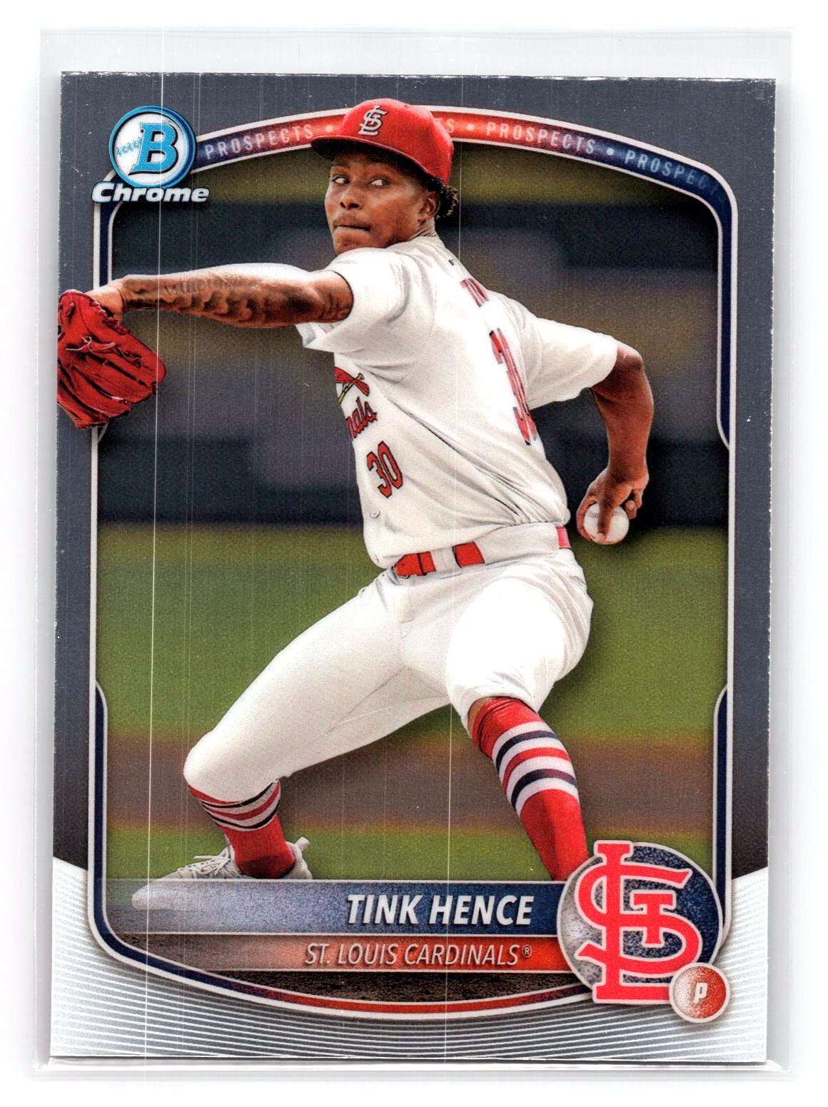 Tink Hence 2025 Bowman Chrome Prospect Cardinals Tink Hence 2025 Bowman Chrome Prospect Cardinals