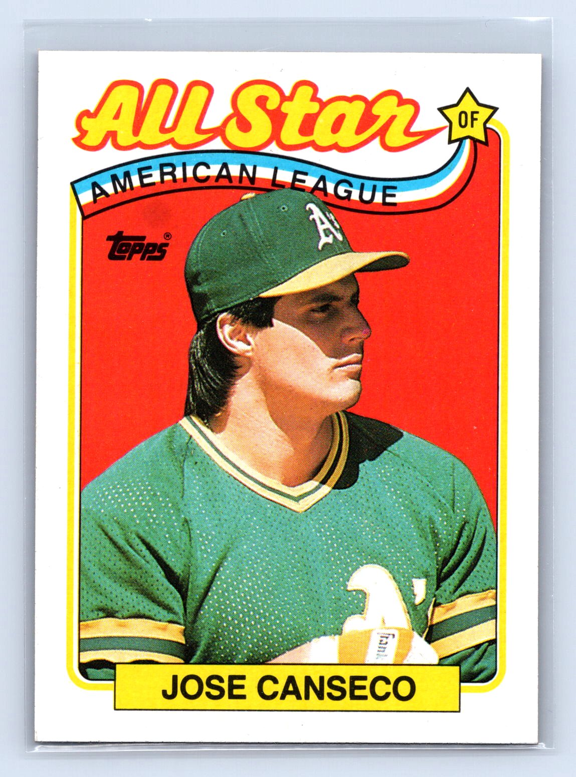 Jose Canseco Topps All-Star Athletics Jose Canseco Topps All-Star Athletics