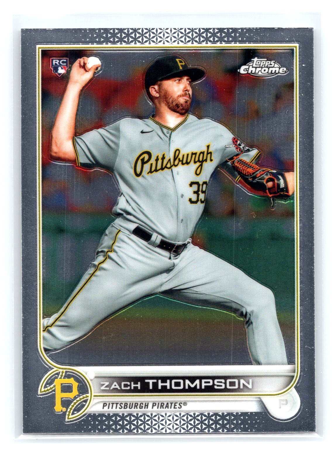 Zach Thompson 2022 Topps Chrome RC Rookie Pirates Zach Thompson 2022 Topps Chrome RC Rookie Pirates