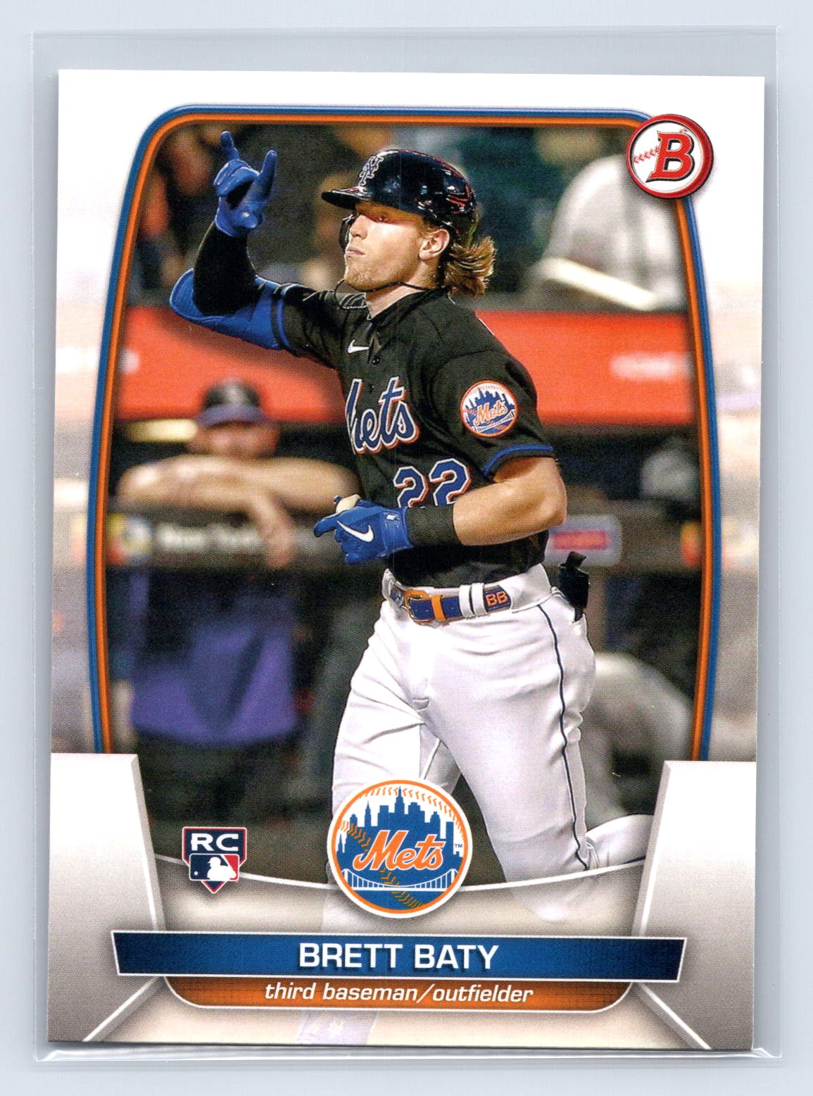 Brett Baty 2023 Bowman Paper RC Mets Brett Baty 2023 Bowman Paper RC Mets
