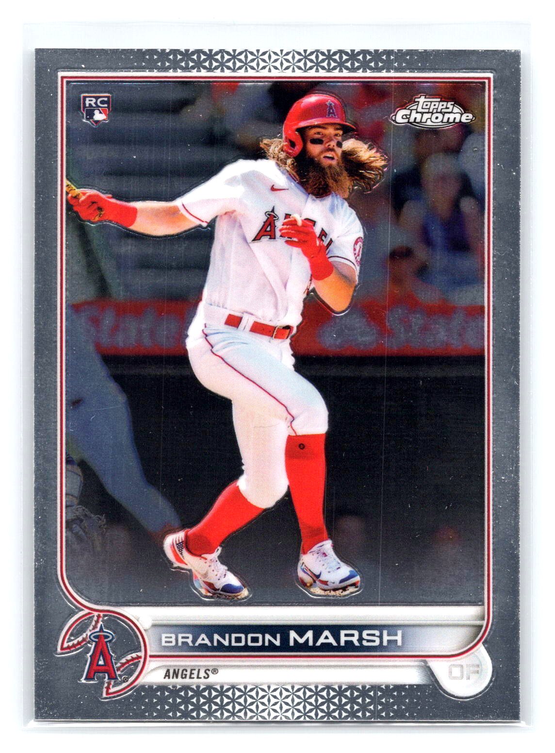 Brandon Marsh 2022 Topps Chrome RC Rookie Angels Brandon Marsh 2022 Topps Chrome RC Rookie Angels