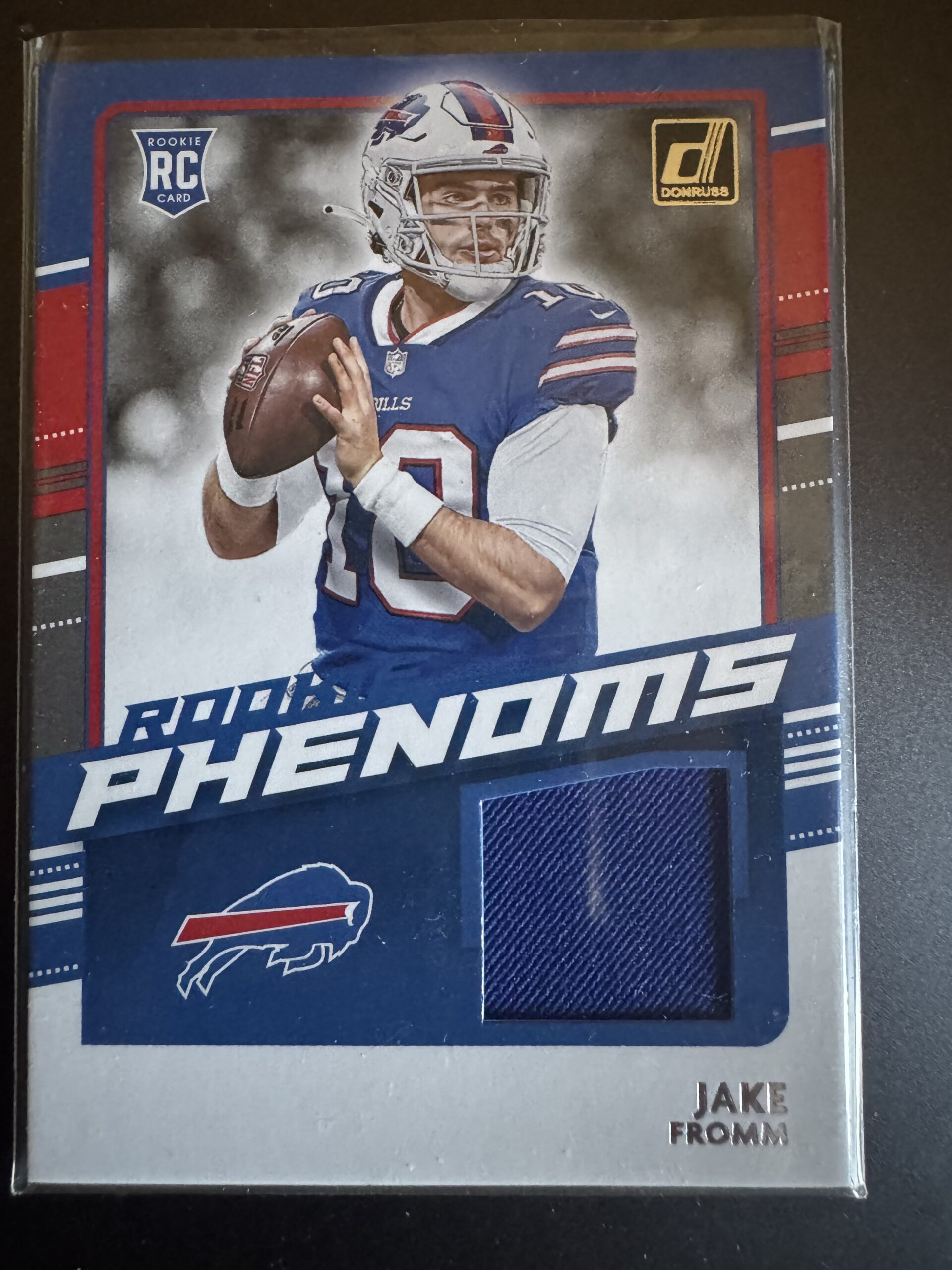 Jake Fromm Donruss Rookie Phenoms Patch Bills Jake Fromm Donruss Rookie Phenoms Patch Bills