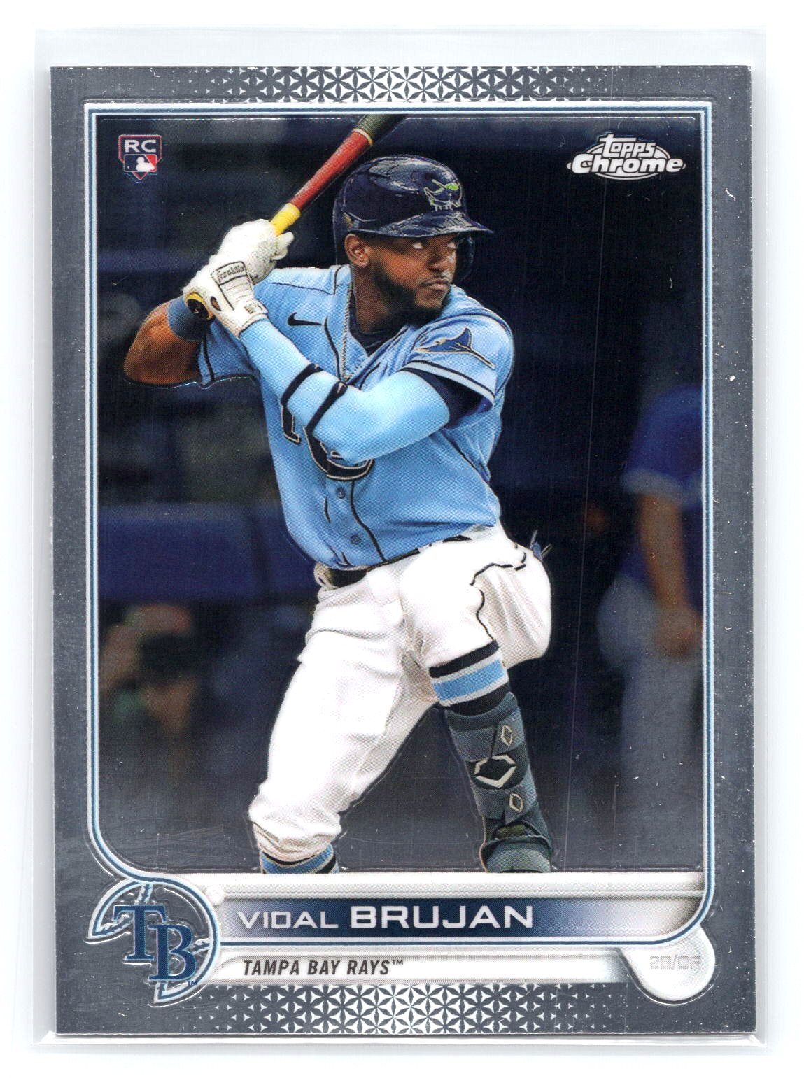 Vidal Brujan 2022 Topps Chrome RC Rookie Rays Vidal Brujan 2022 Topps Chrome RC Rookie Rays
