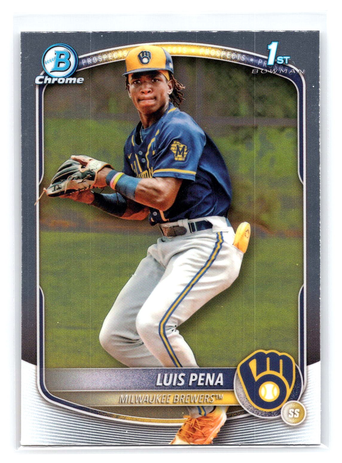 Luis Pena 1st Bowman Prospect Brewers Luis Pena 1st Bowman Prospect Brewers