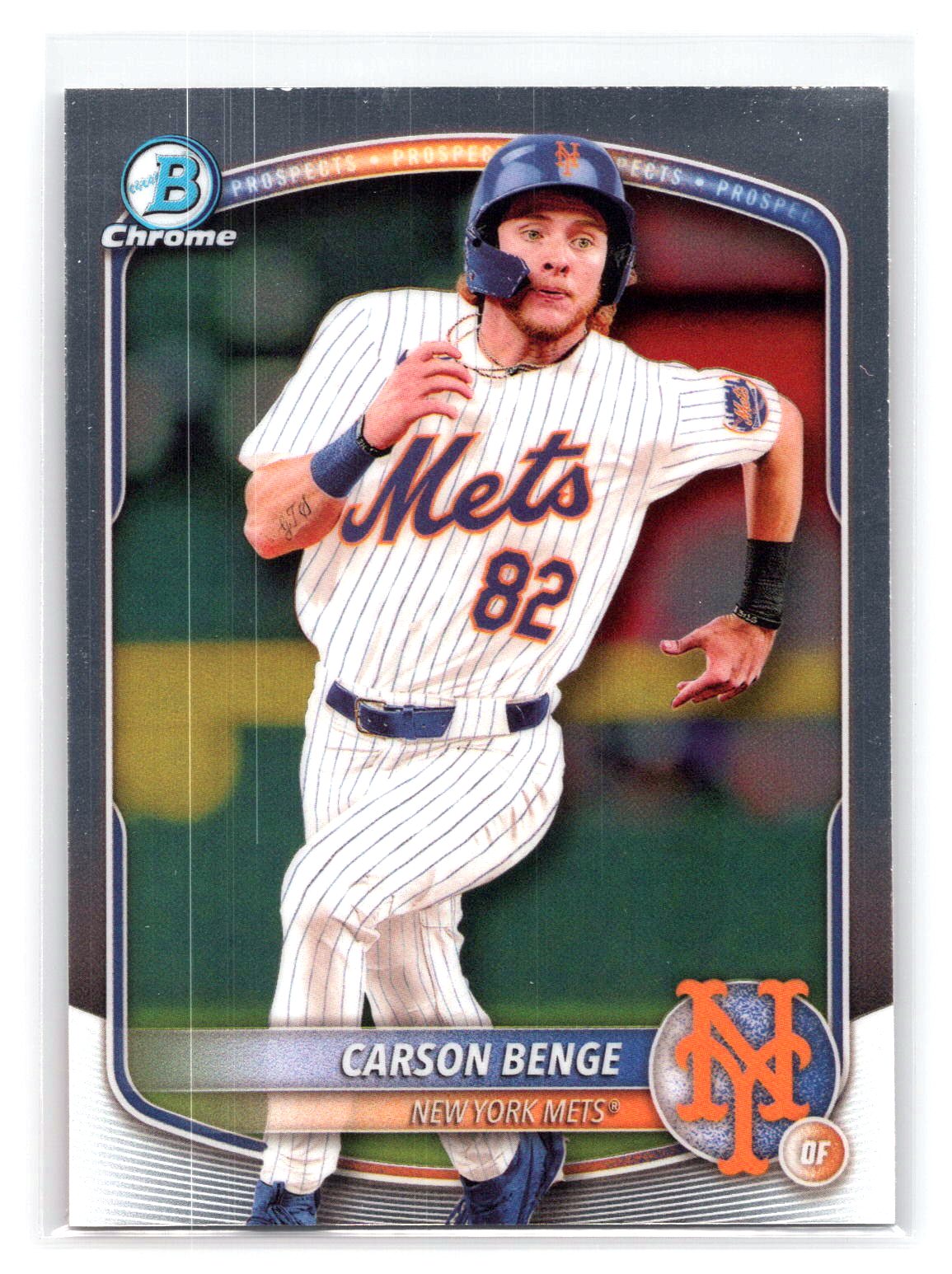 Carson Benge 2025 Bowman Chrome Prospect Mets Carson Benge 2025 Bowman Chrome Prospect Mets