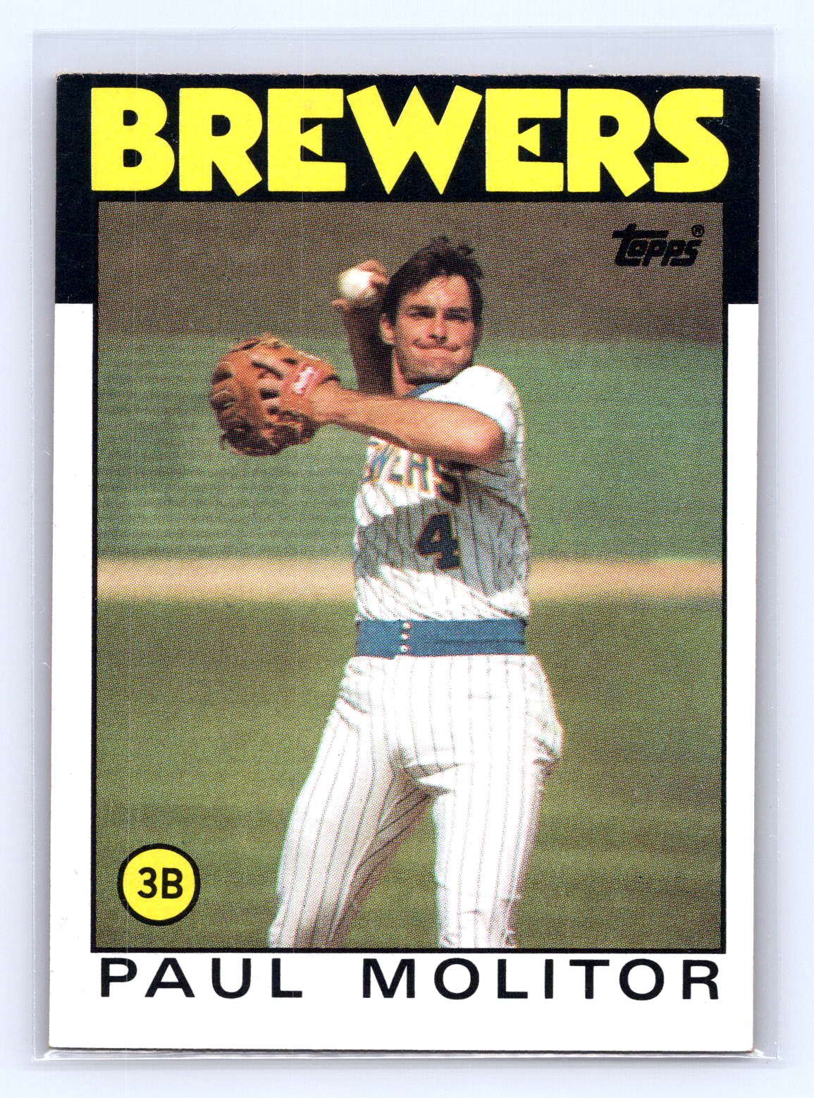 Paul Molitor Topps Brewers Paul Molitor Topps Brewers