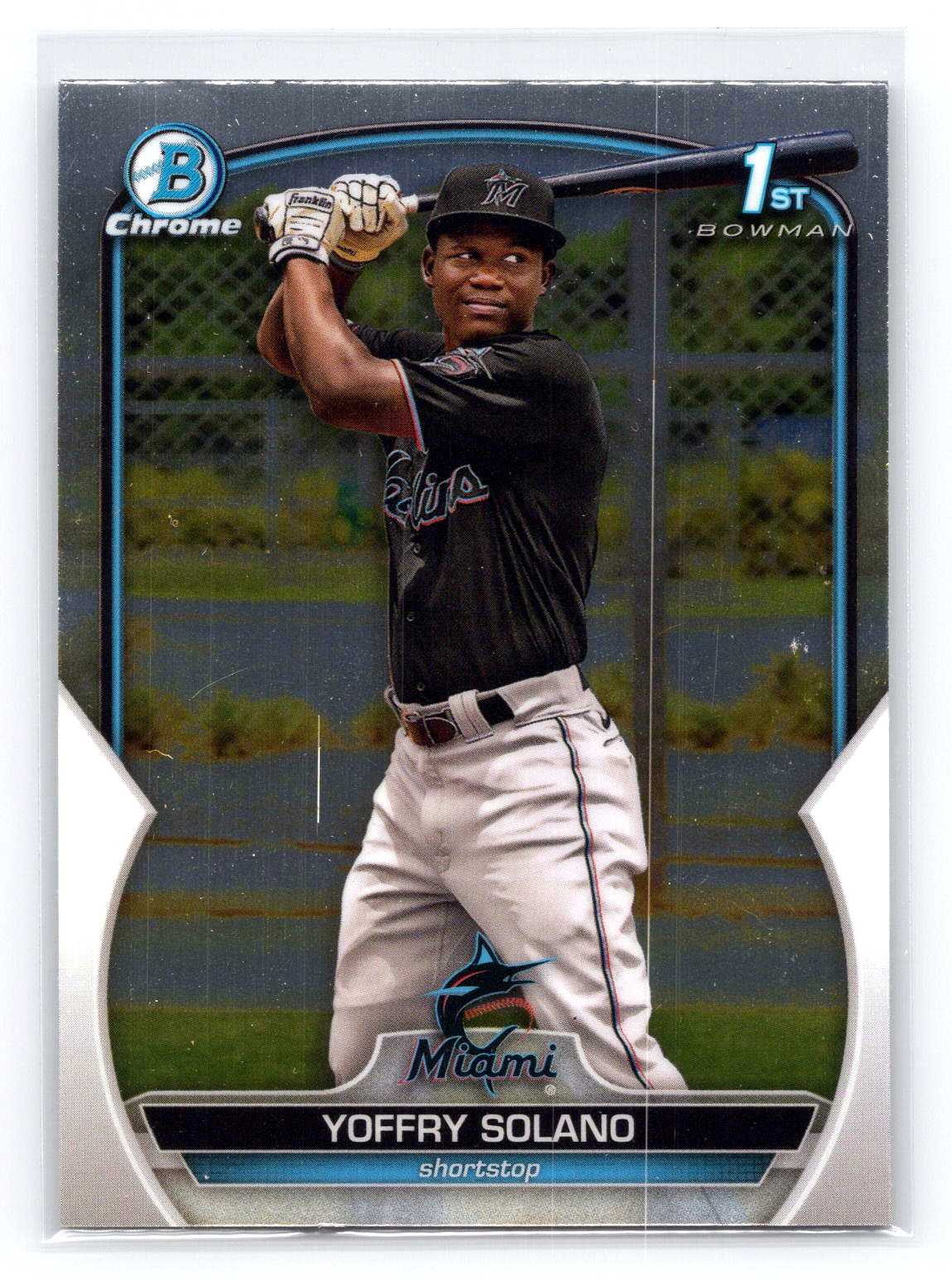 Yoffry Solano 2023 1st Bowman Chrome Marlins Yoffry Solano 2023 1st Bowman Chrome Marlins