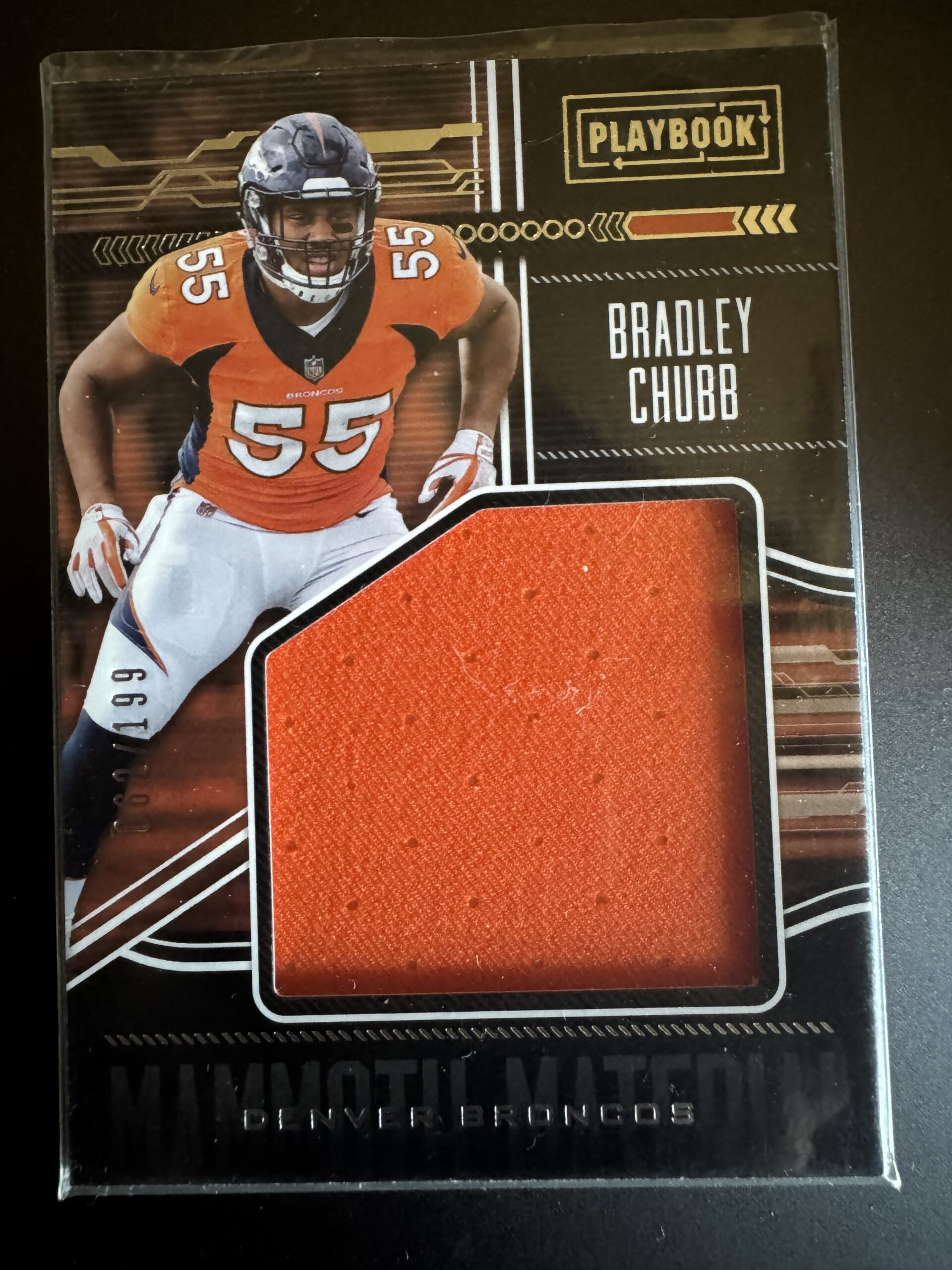 Bradley Chubb Playbook Patch /199 Broncos Bradley Chubb Playbook Patch /199 Broncos