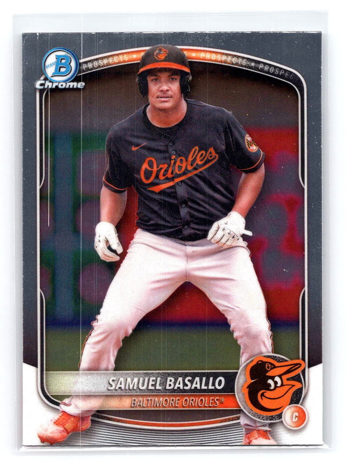 Samuel Basallo 2025 Bowman Chrome Prospect Orioles Samuel Basallo 2025 Bowman Chrome Prospect Orioles