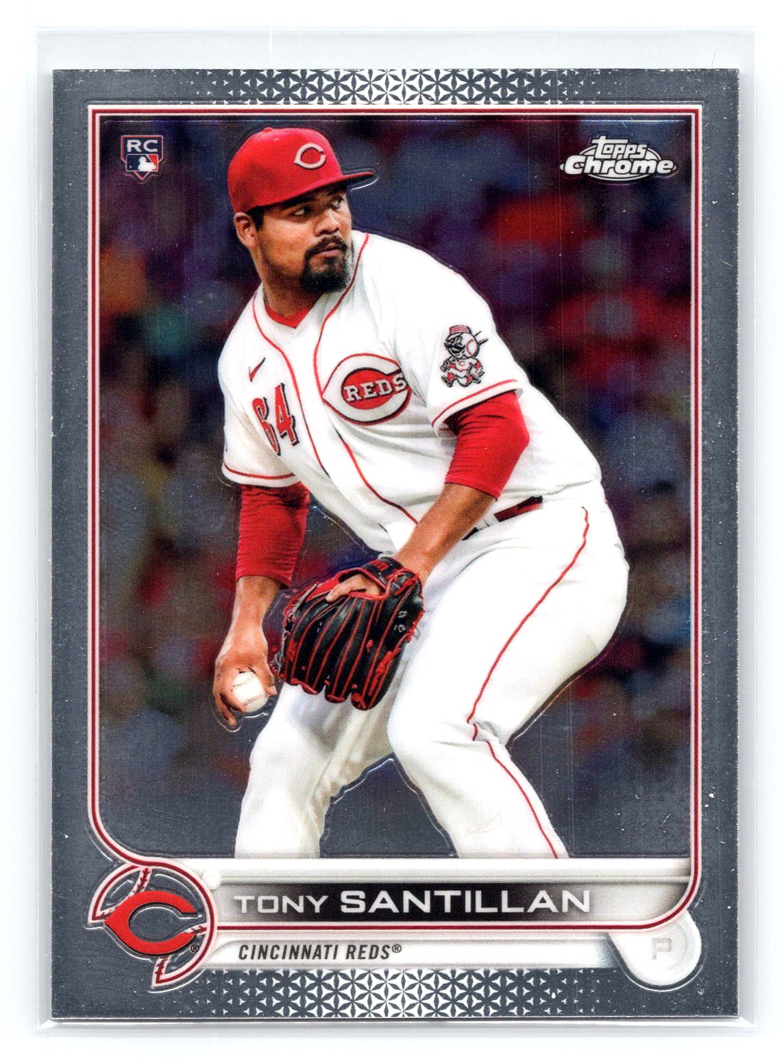 Tony Santillan 2022 Topps Chrome RC Rookie Reds Tony Santillan 2022 Topps Chrome RC Rookie Reds