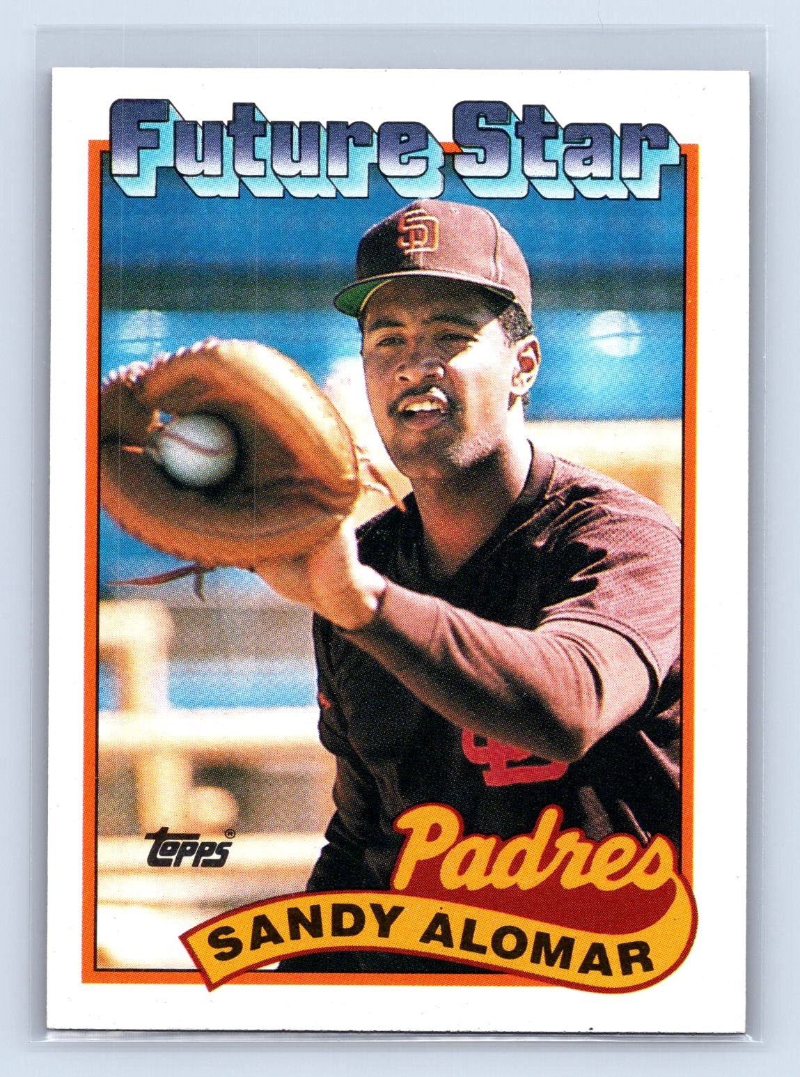 Sandy Alomar Jr. Topps Future Star Padres Sandy Alomar Jr. Topps Future Star Padres