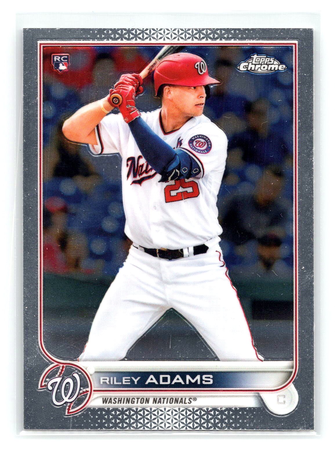 Riley Adams 2022 Topps Chrome RC Rookie Nationals Riley Adams 2022 Topps Chrome RC Rookie Nationals