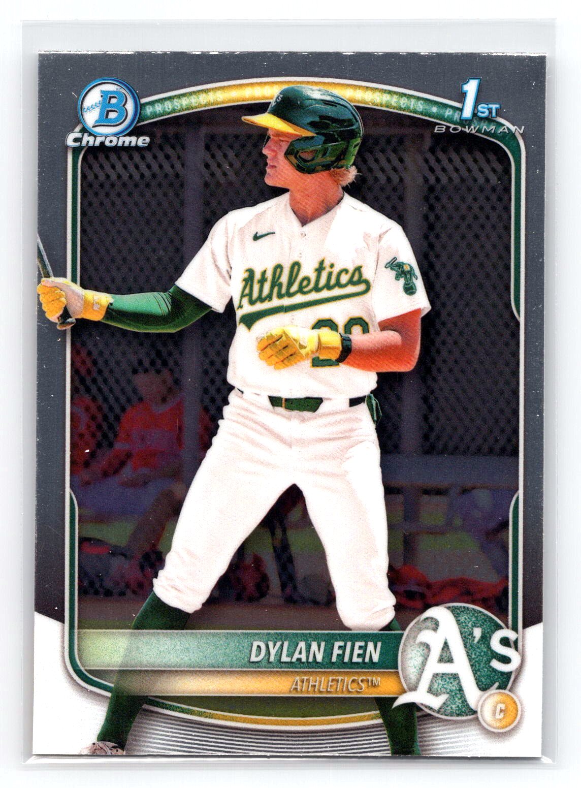 Dylan Fien 1st Bowman Prospect Athletics Dylan Fien 1st Bowman Prospect Athletics