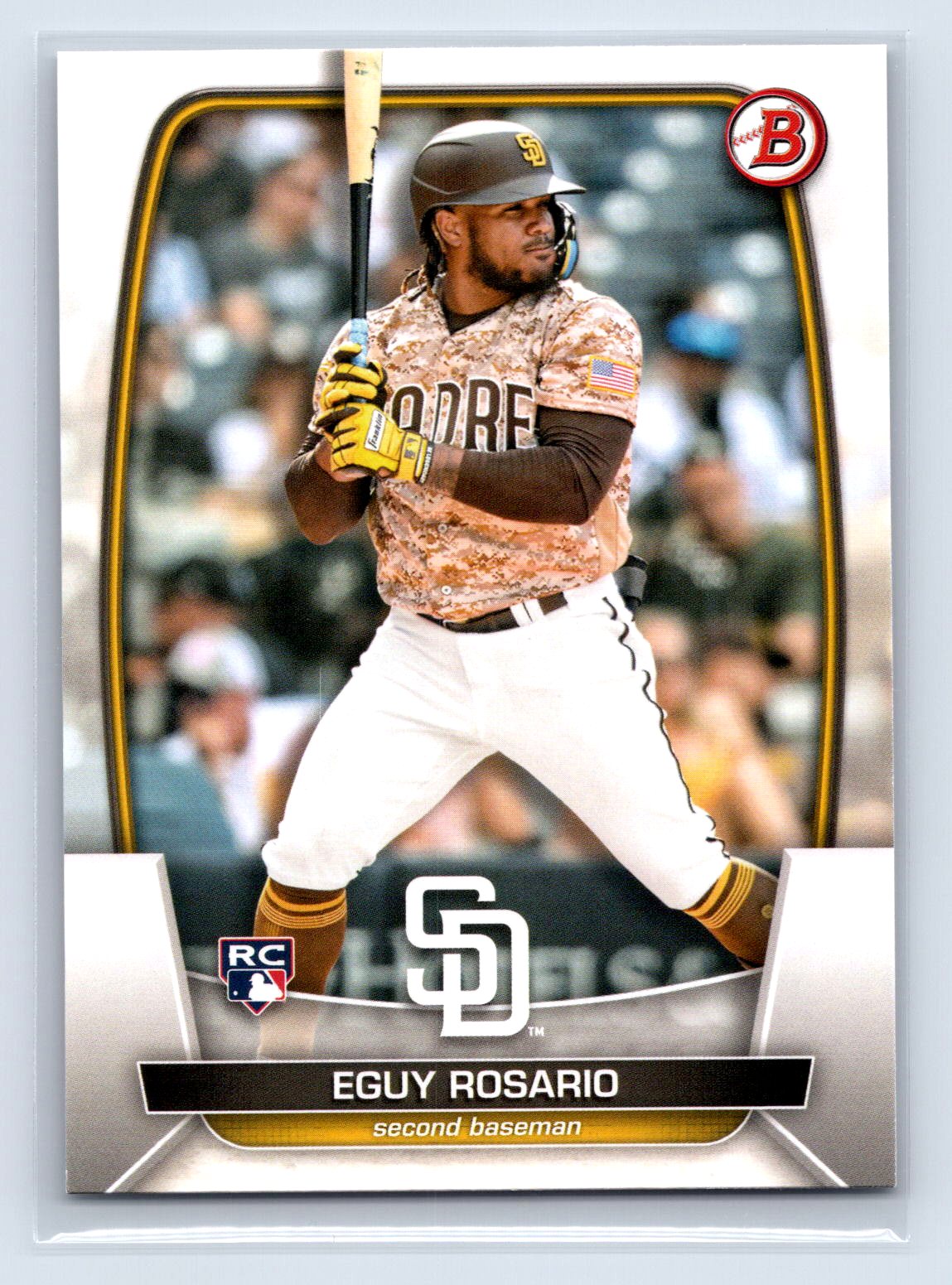 Eguy Rosario 2023 Bowman Paper RC Padres Eguy Rosario 2023 Bowman Paper RC Padres