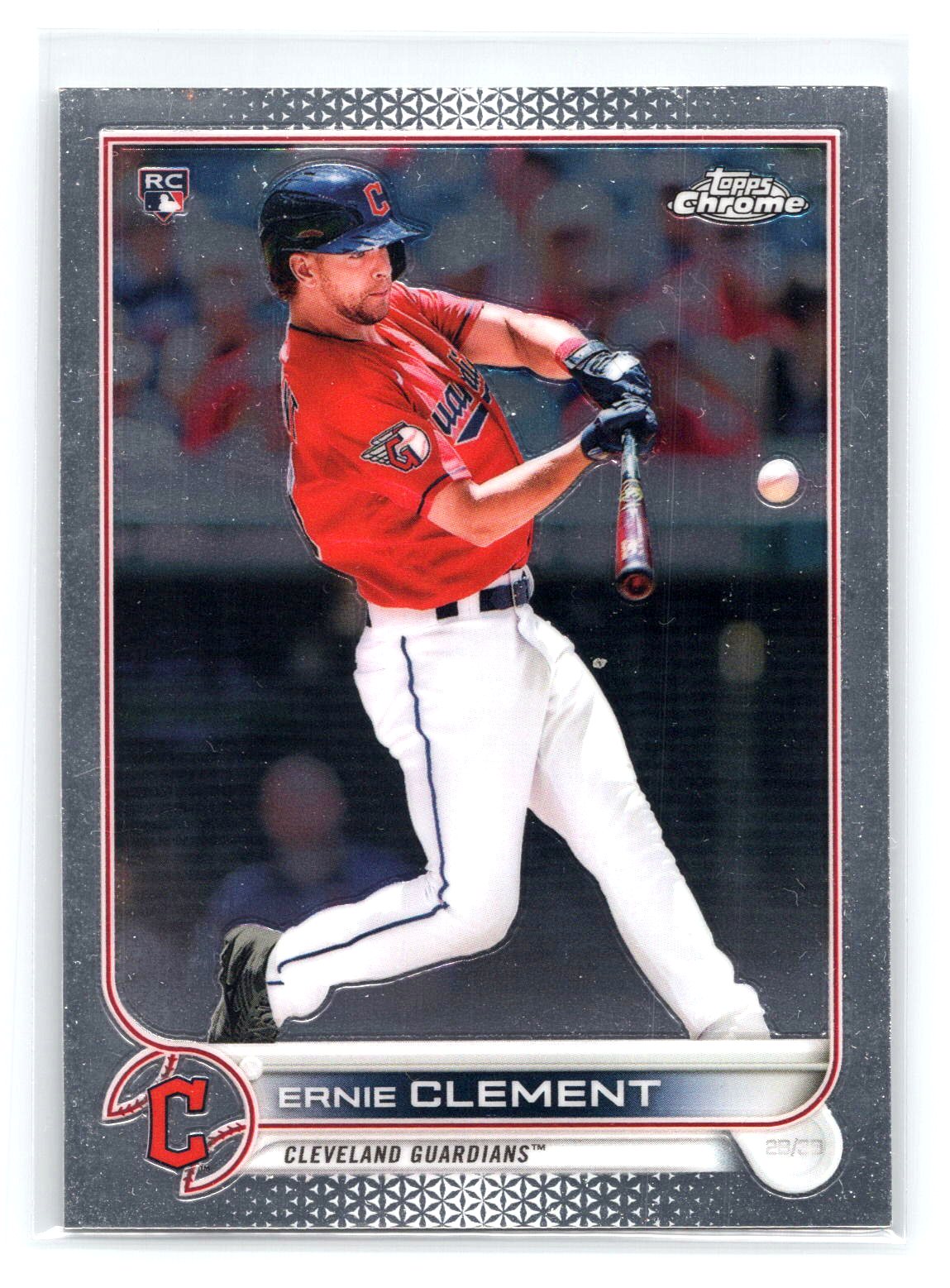 Ernie Clement 2022 Topps Chrome RC Rookie Guardians Ernie Clement 2022 Topps Chrome RC Rookie Guardians