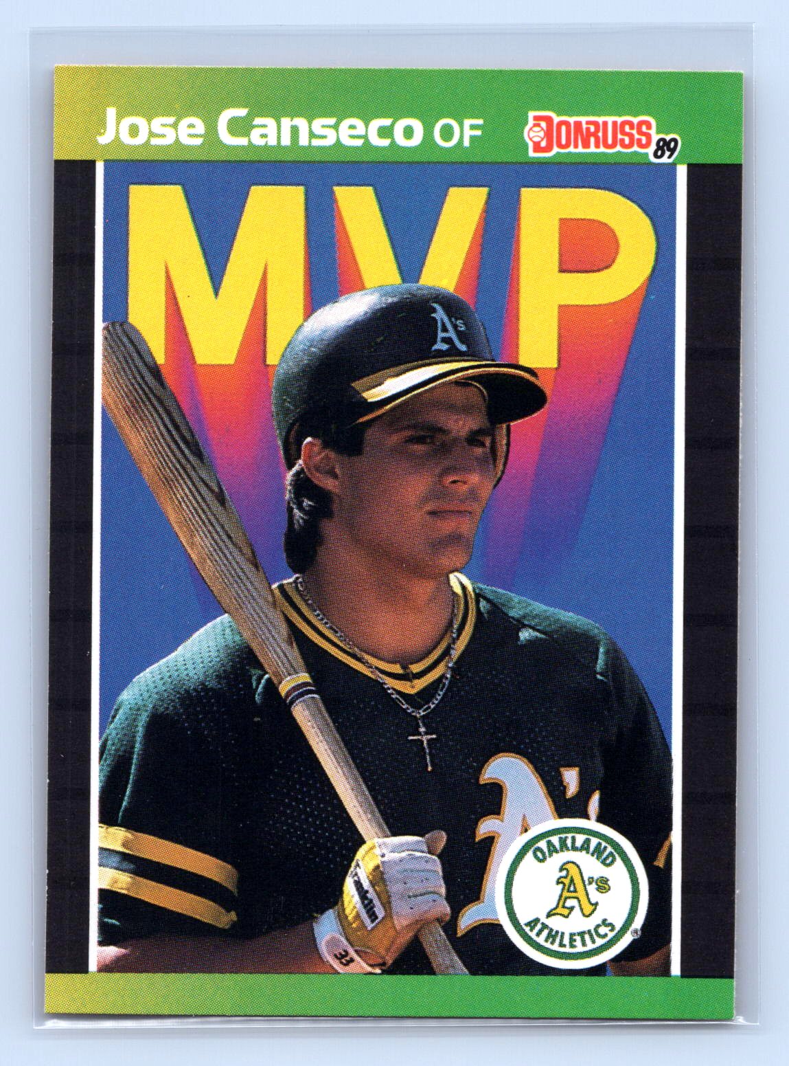 Jose Canseco Donruss MVP Athletics Jose Canseco Donruss MVP Athletics