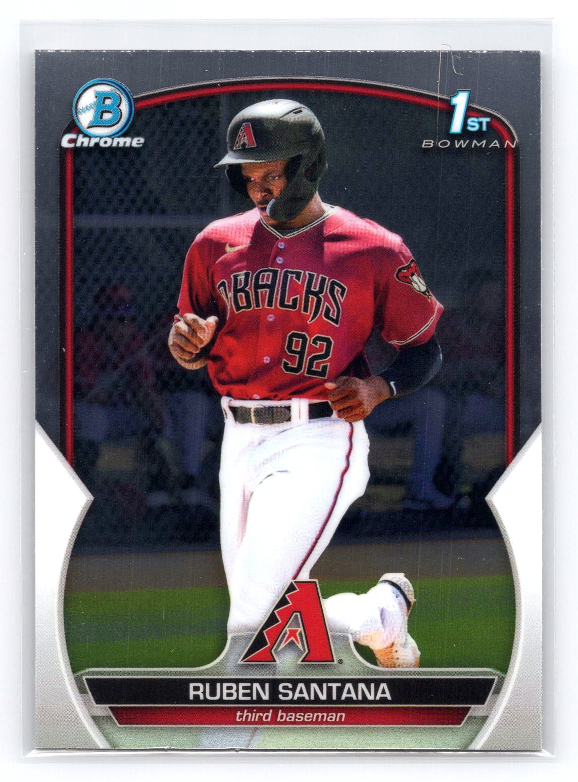 Ruben Santana 2023 1st Bowman Chrome Diamondbacks Ruben Santana 2023 1st Bowman Chrome Diamondbacks
