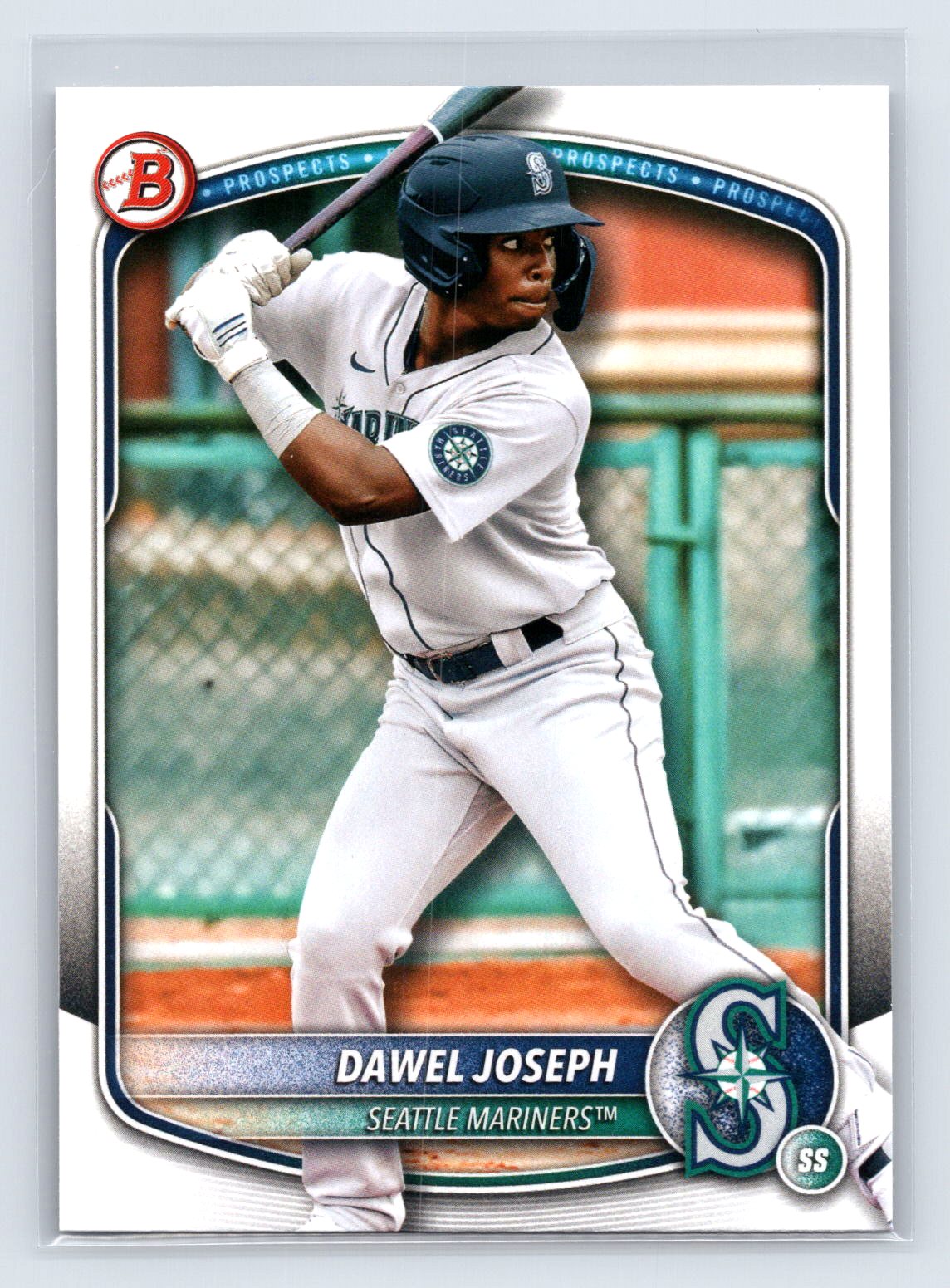 Dawel Joseph 2025 Bowman Paper Prospect Mariners Dawel Joseph 2025 Bowman Paper Prospect Mariners