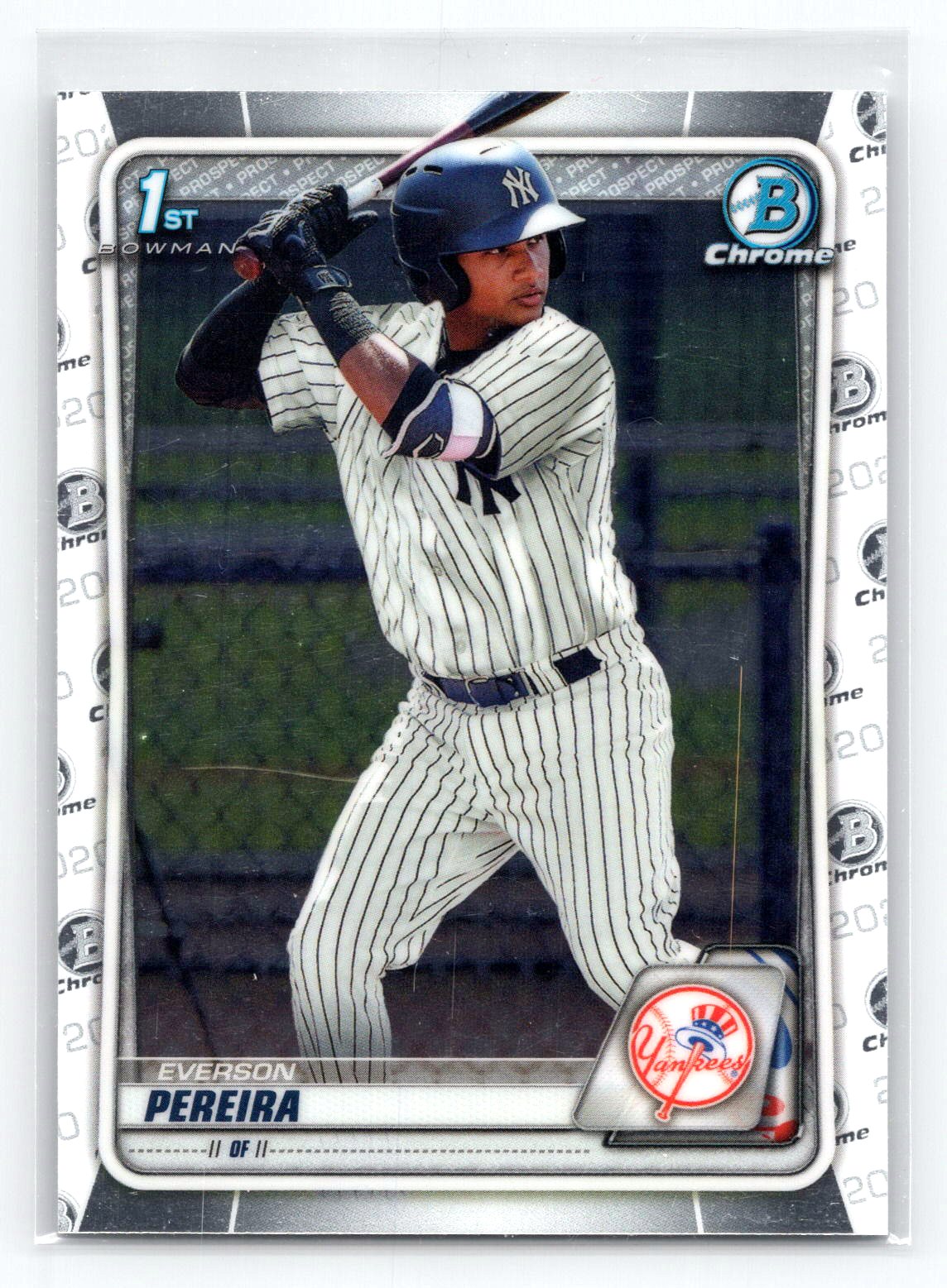 Everson Pereira 2020 1st Bowman Chrome Yankees Everson Pereira 2020 1st Bowman Chrome Yankees