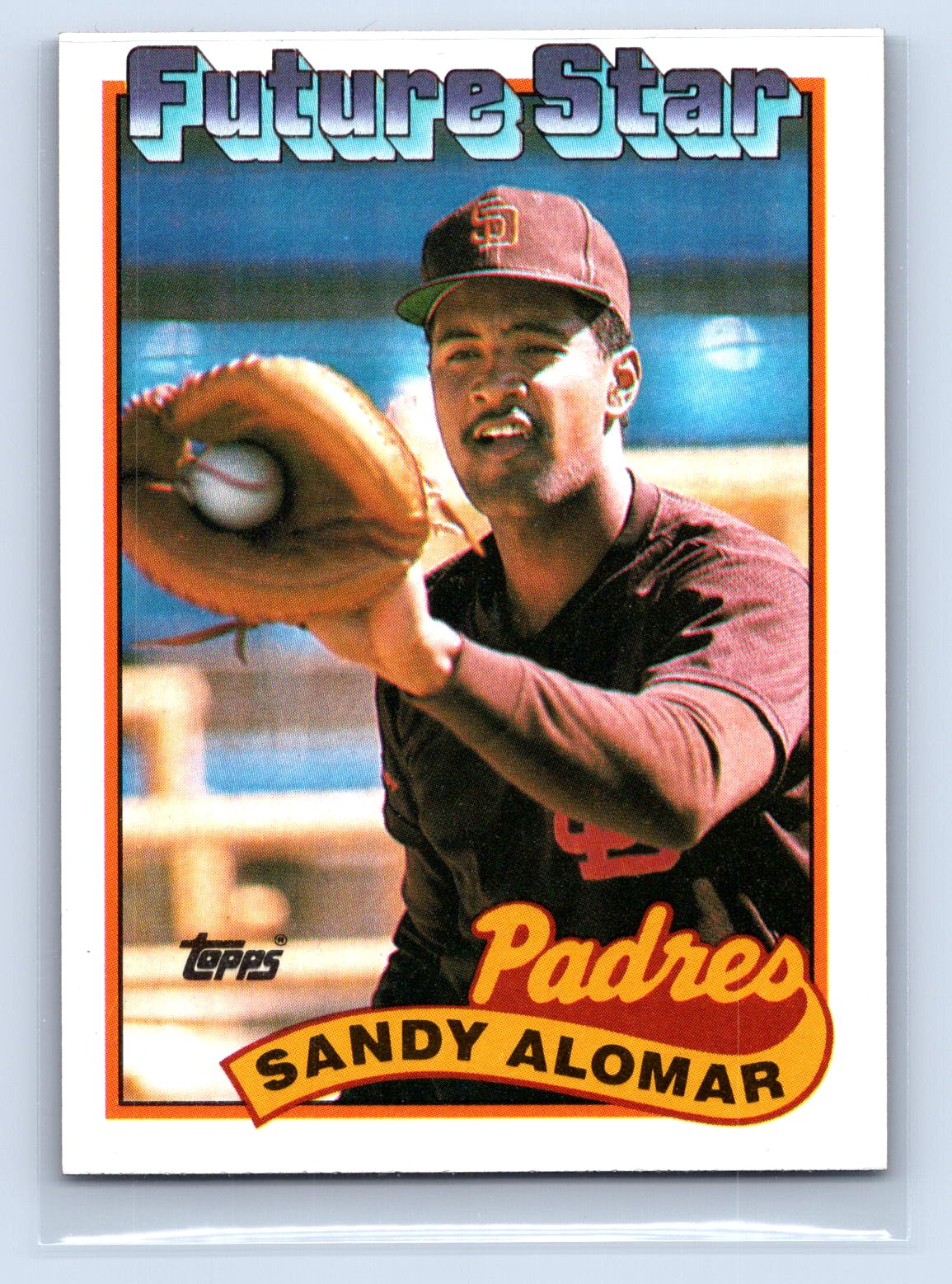 Sandy Alomar Jr. Topps Future Star Padres Sandy Alomar Jr. Topps Future Star Padres
