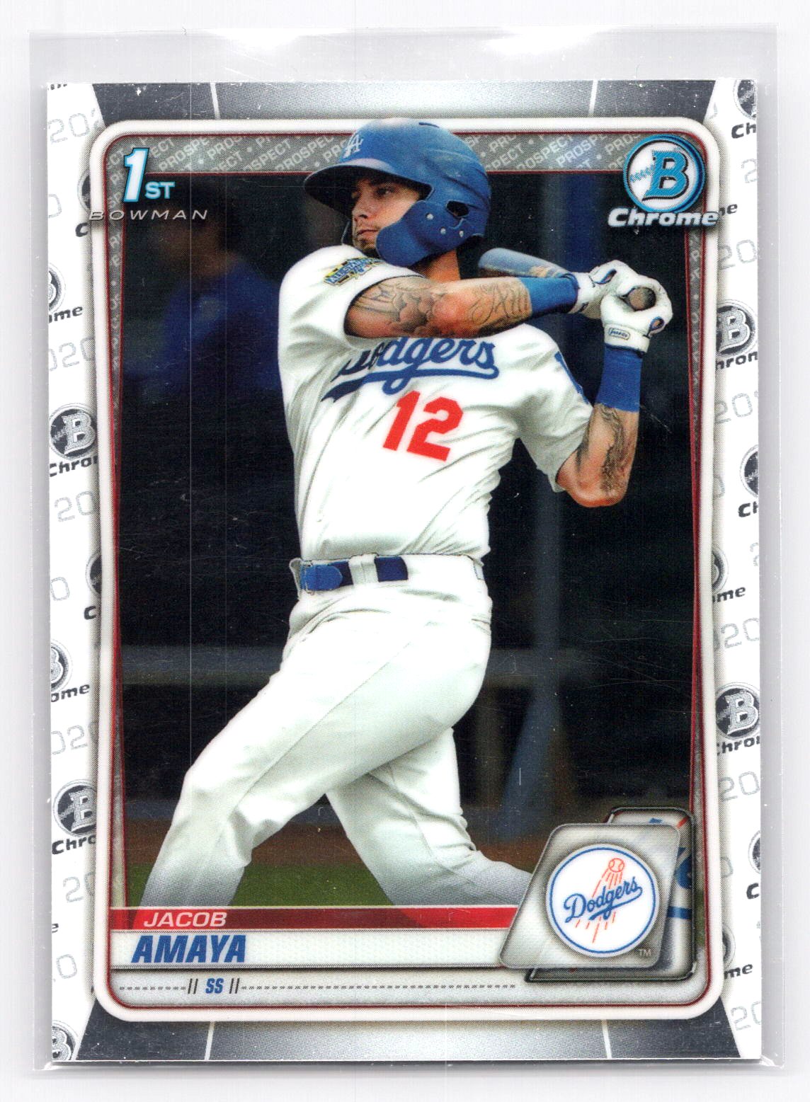 Jacob Amaya 2020 1st Bowman Chrome Dodgers Jacob Amaya 2020 1st Bowman Chrome Dodgers