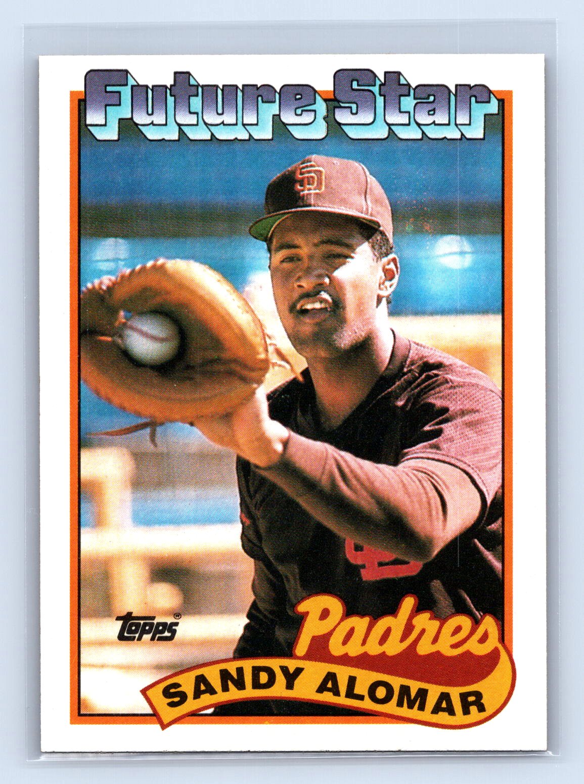 Sandy Alomar Jr. Topps Future Star Padres Sandy Alomar Jr. Topps Future Star Padres