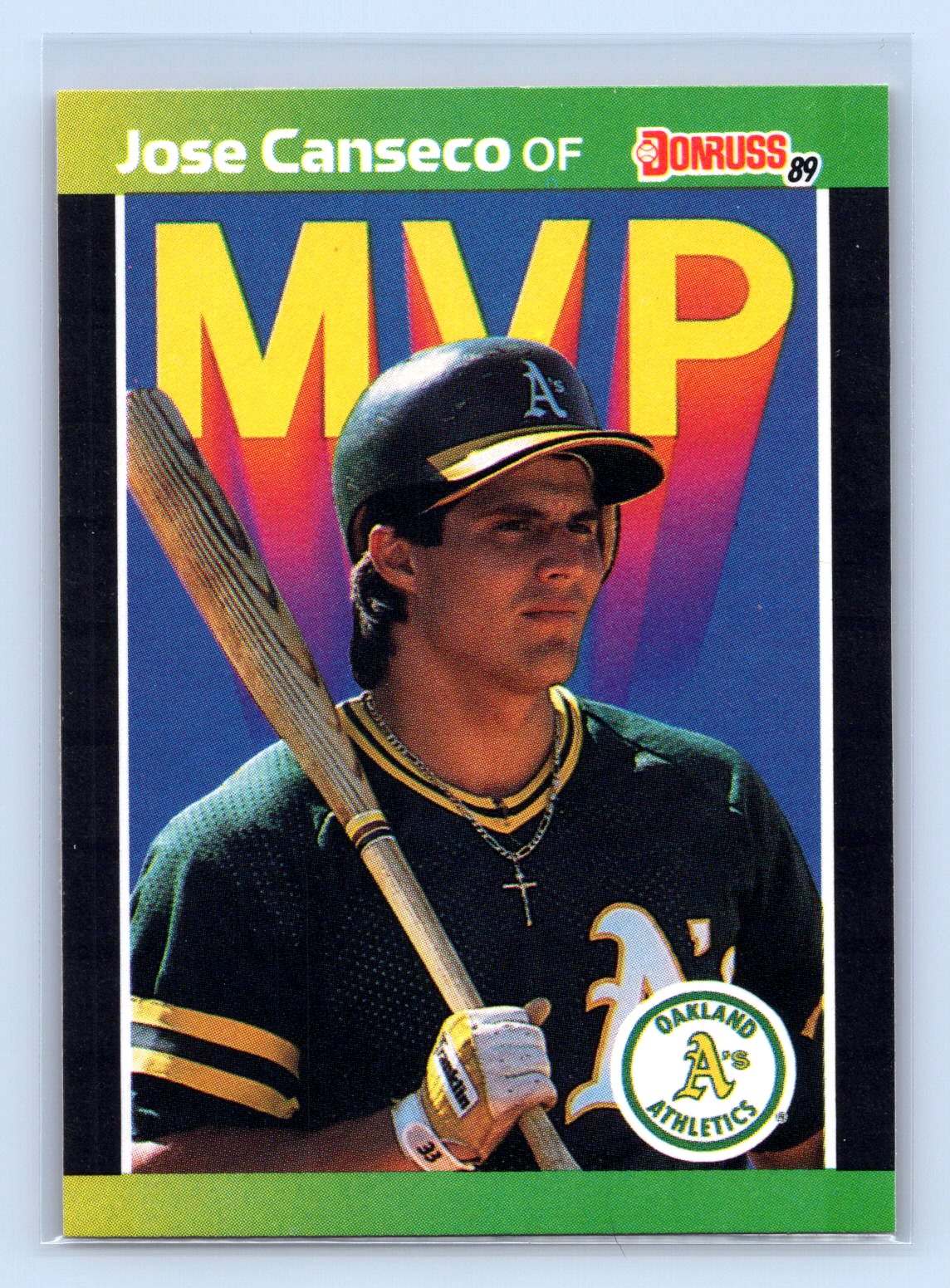 Jose Canseco Donruss MVP Athletics Jose Canseco Donruss MVP Athletics