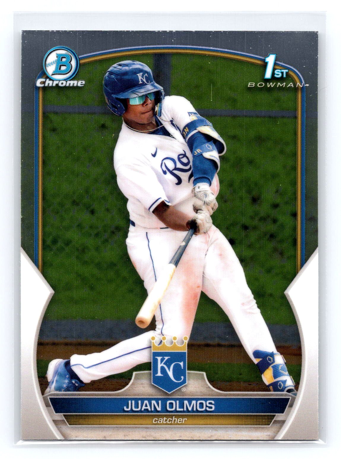 Juan Olmos 2023 1st Bowman Chrome Royals Juan Olmos 2023 1st Bowman Chrome Royals