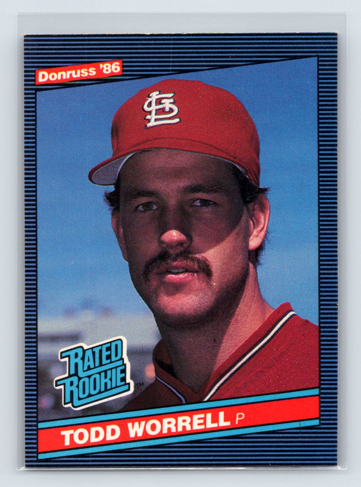 Todd Worrell Rated Rookie Donruss Cardinals Todd Worrell Rated Rookie Donruss Cardinals