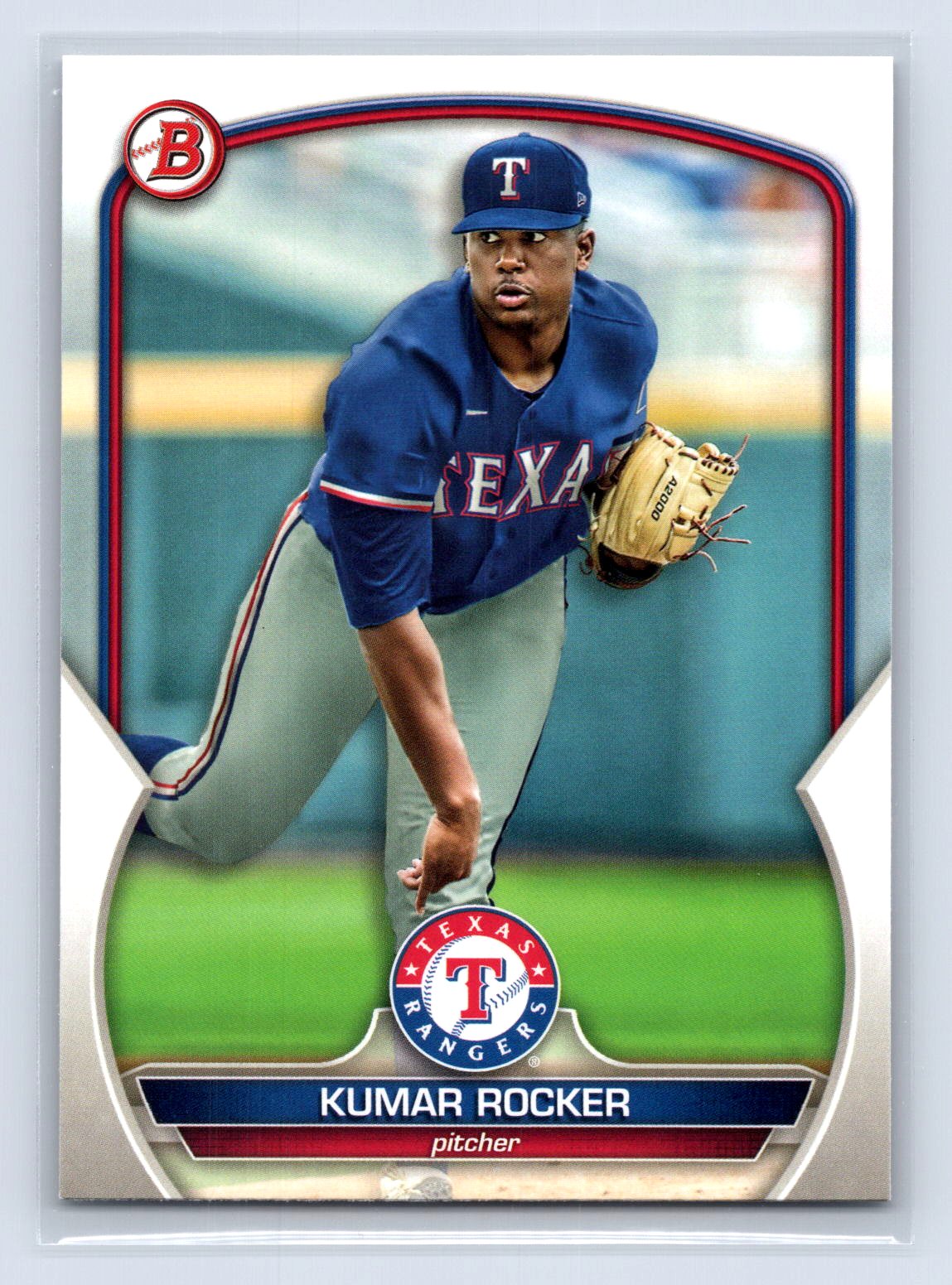 Kumar Rocker 2023 Bowman Paper Prospect Rangers Kumar Rocker 2023 Bowman Paper Prospect Rangers
