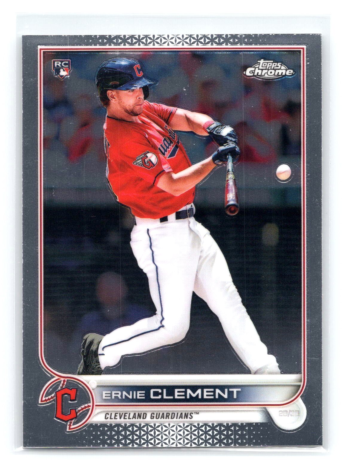 Ernie Clement 2022 Topps Chrome RC Rookie Guardians Ernie Clement 2022 Topps Chrome RC Rookie Guardians