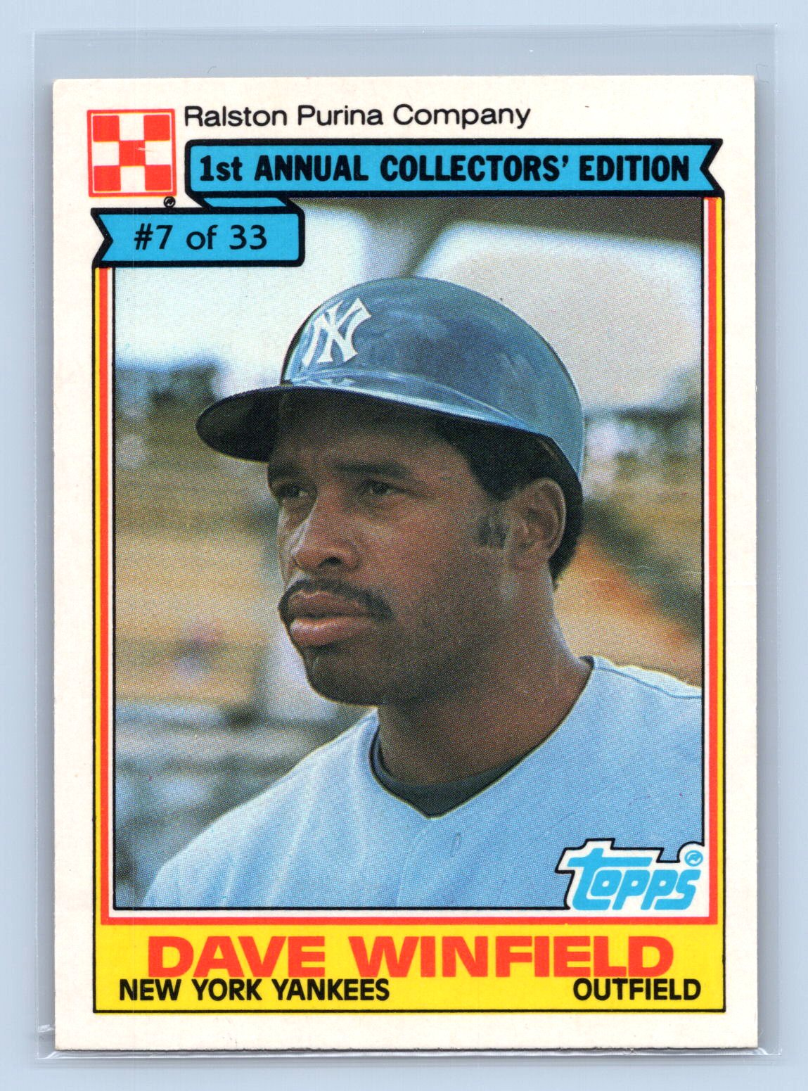 Dave Winfield Purina Collectors Edition Yankees Dave Winfield Purina Collectors Edition Yankees