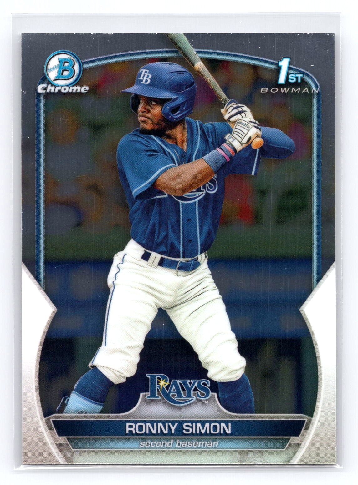 Ronny Simon 2023 1st Bowman Chrome Rays Ronny Simon 2023 1st Bowman Chrome Rays
