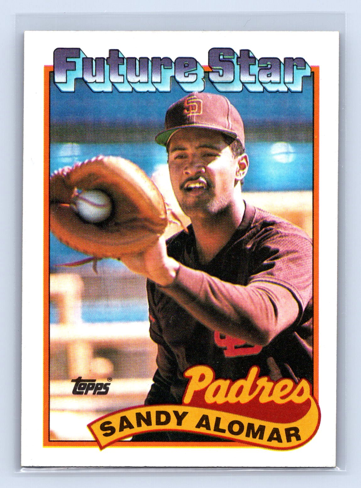 Sandy Alomar Jr. Topps Future Star Padres Sandy Alomar Jr. Topps Future Star Padres