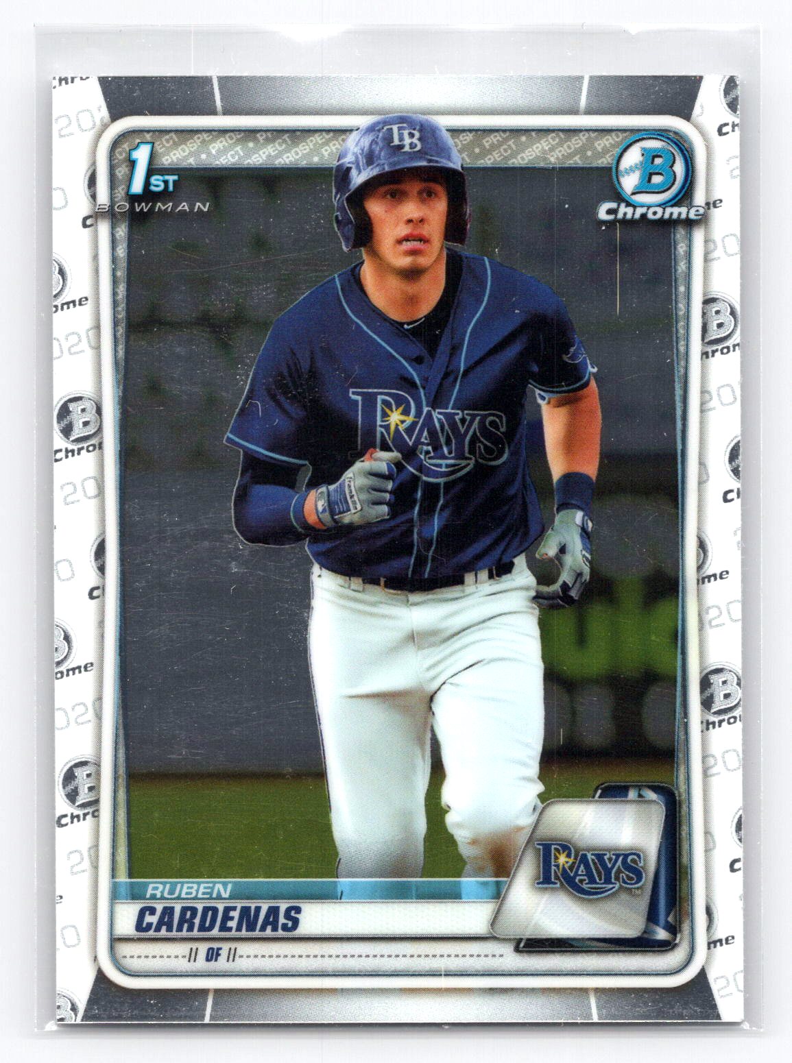 Ruben Cardenas 2020 1st Bowman Chrome Rays Ruben Cardenas 2020 1st Bowman Chrome Rays