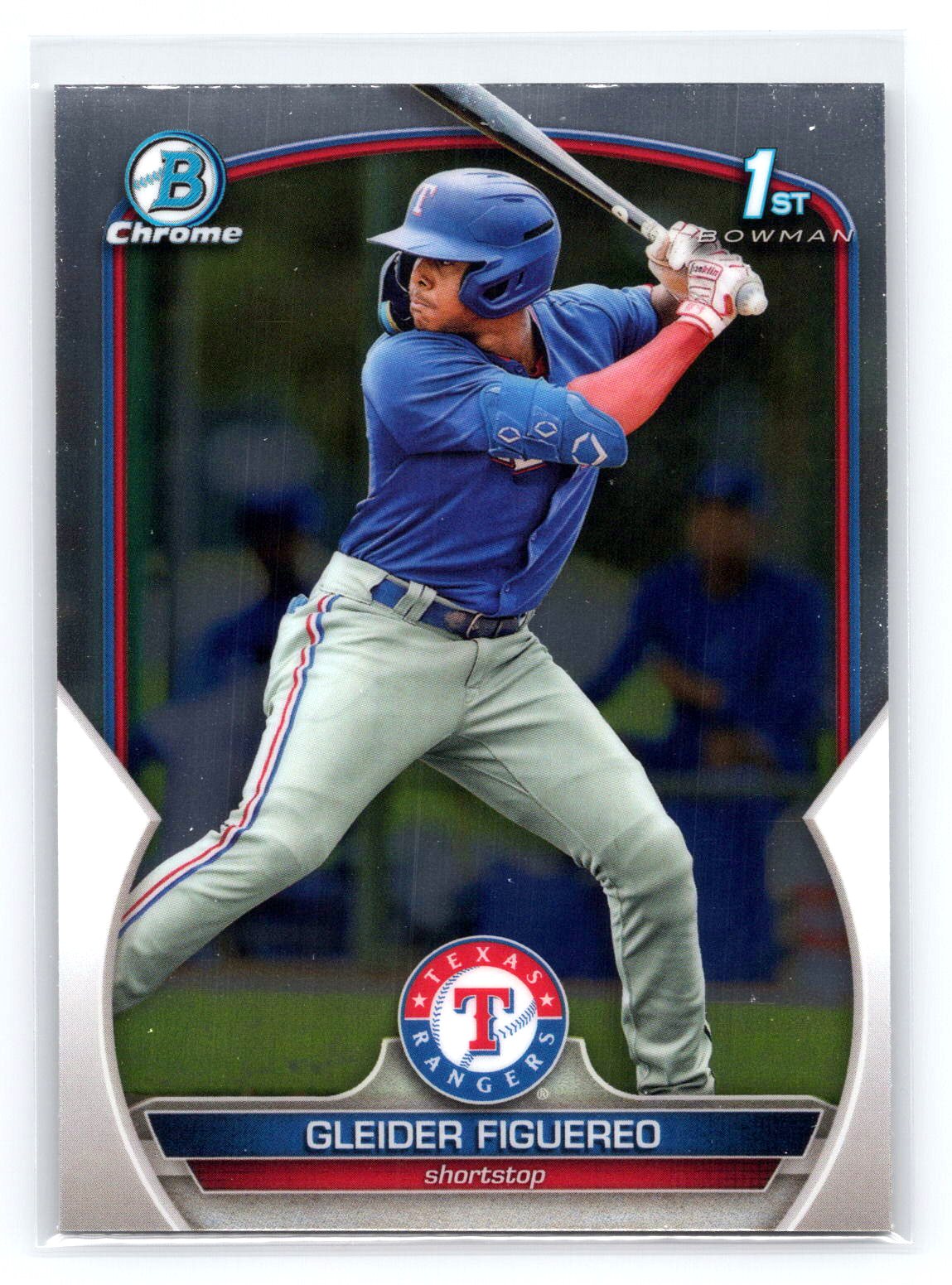 Gleider Figuereo 2023 1st Bowman Chrome Rangers Gleider Figuereo 2023 1st Bowman Chrome Rangers