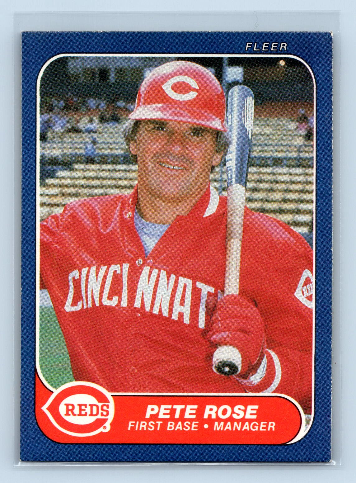 Pete Rose Fleer Reds Pete Rose Fleer Reds