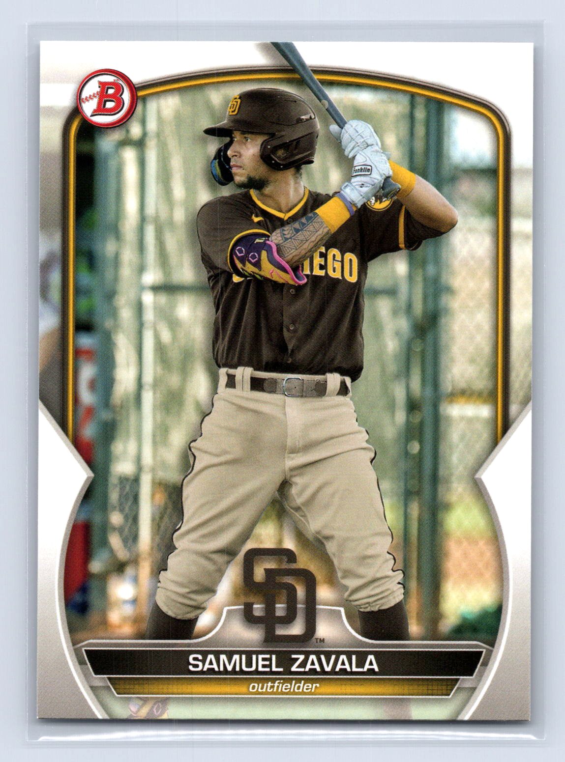 Samuel Zavala 2023 Bowman Paper Prospect Padres Samuel Zavala 2023 Bowman Paper Prospect Padres