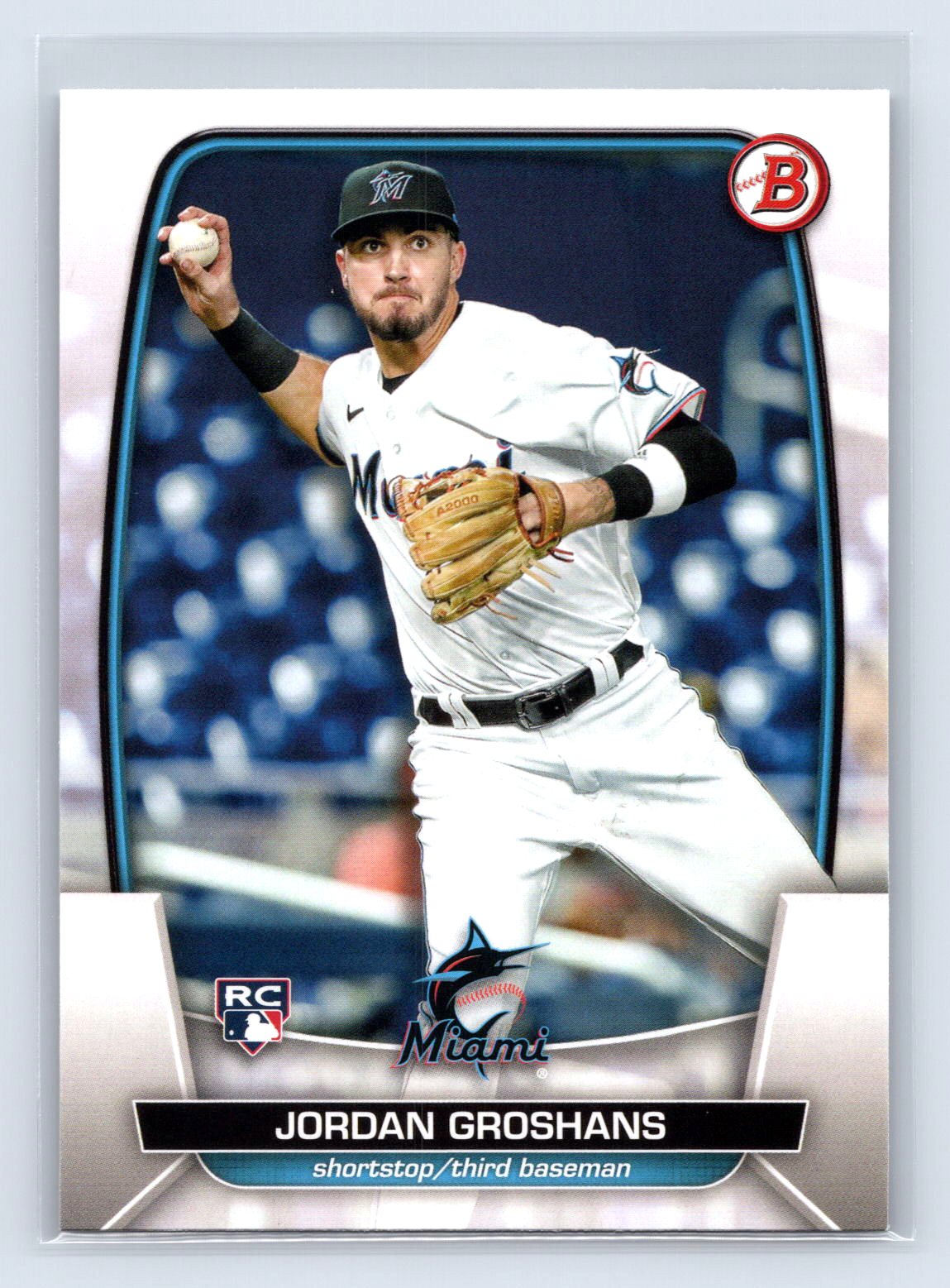 Jordan Groshans 2023 Bowman Paper RC Marlins Jordan Groshans 2023 Bowman Paper RC Marlins