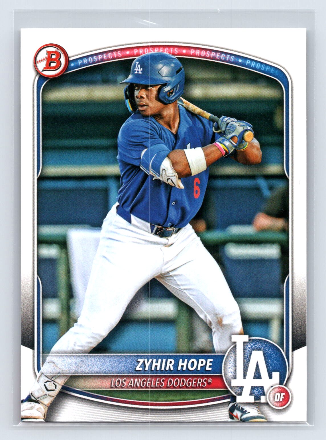 Zyhir Hope 2025 Bowman Paper Prospect Dodgers Zyhir Hope 2025 Bowman Paper Prospect Dodgers