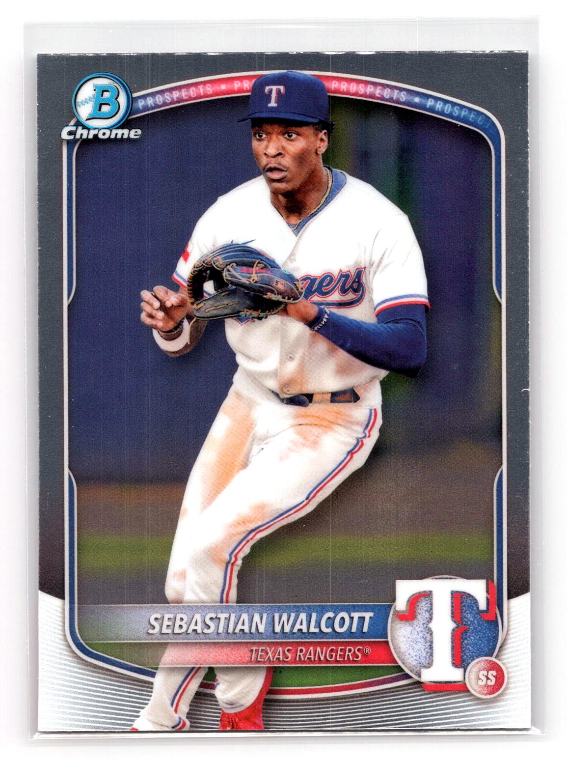 Sebastian Walcott 2025 Bowman Chrome Prospect Rangers Sebastian Walcott 2025 Bowman Chrome Prospect Rangers
