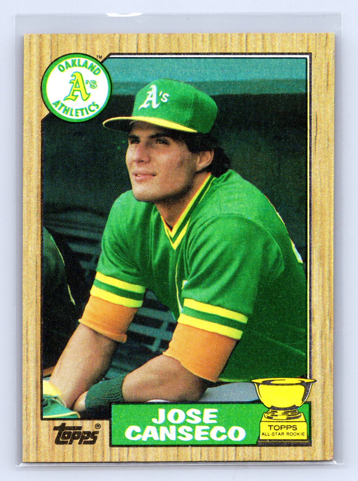 Jose Canseco Topps Rookie Cup Athletics Jose Canseco Topps Rookie Cup Athletics