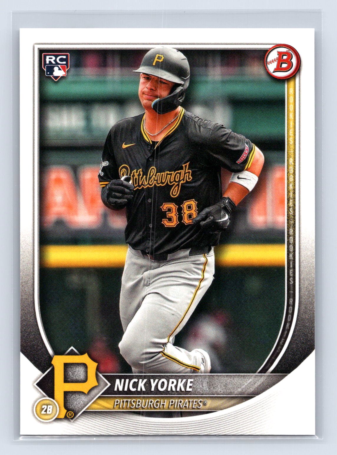 Nick Yorke 2025 Bowman Paper RC Pirates Nick Yorke 2025 Bowman Paper RC Pirates
