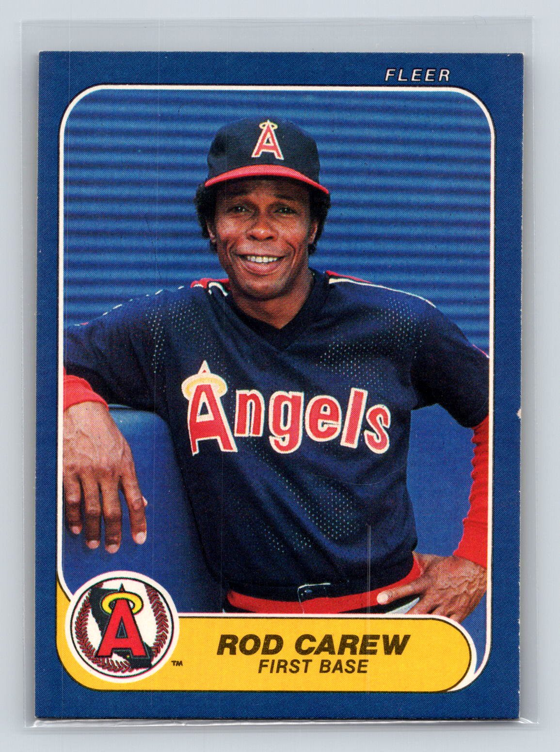 Rod Carew Fleer Angels Rod Carew Fleer Angels